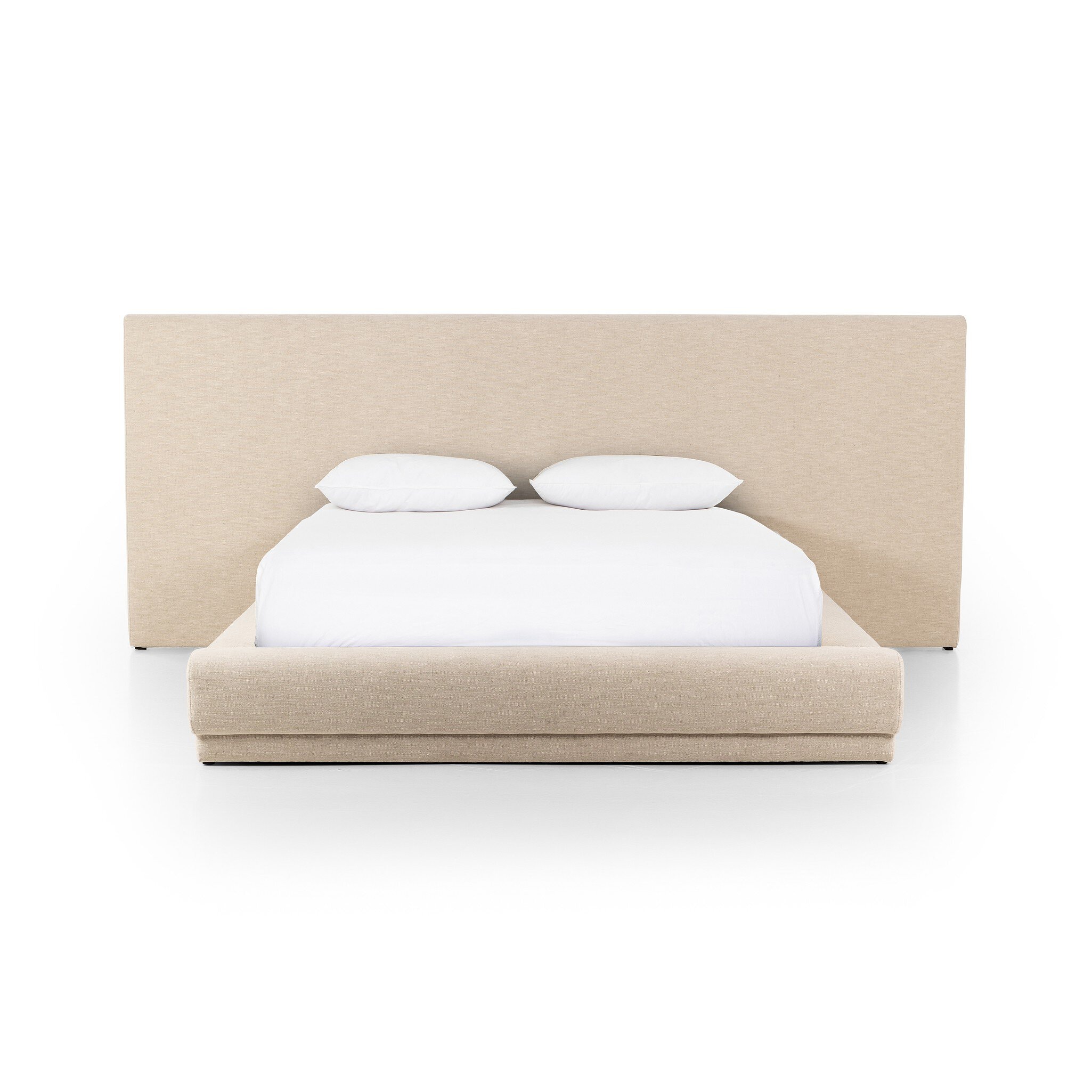 Four Hands Furniture Martina Extra Wide Queen Bed - Bergamo Parchment 240042-005