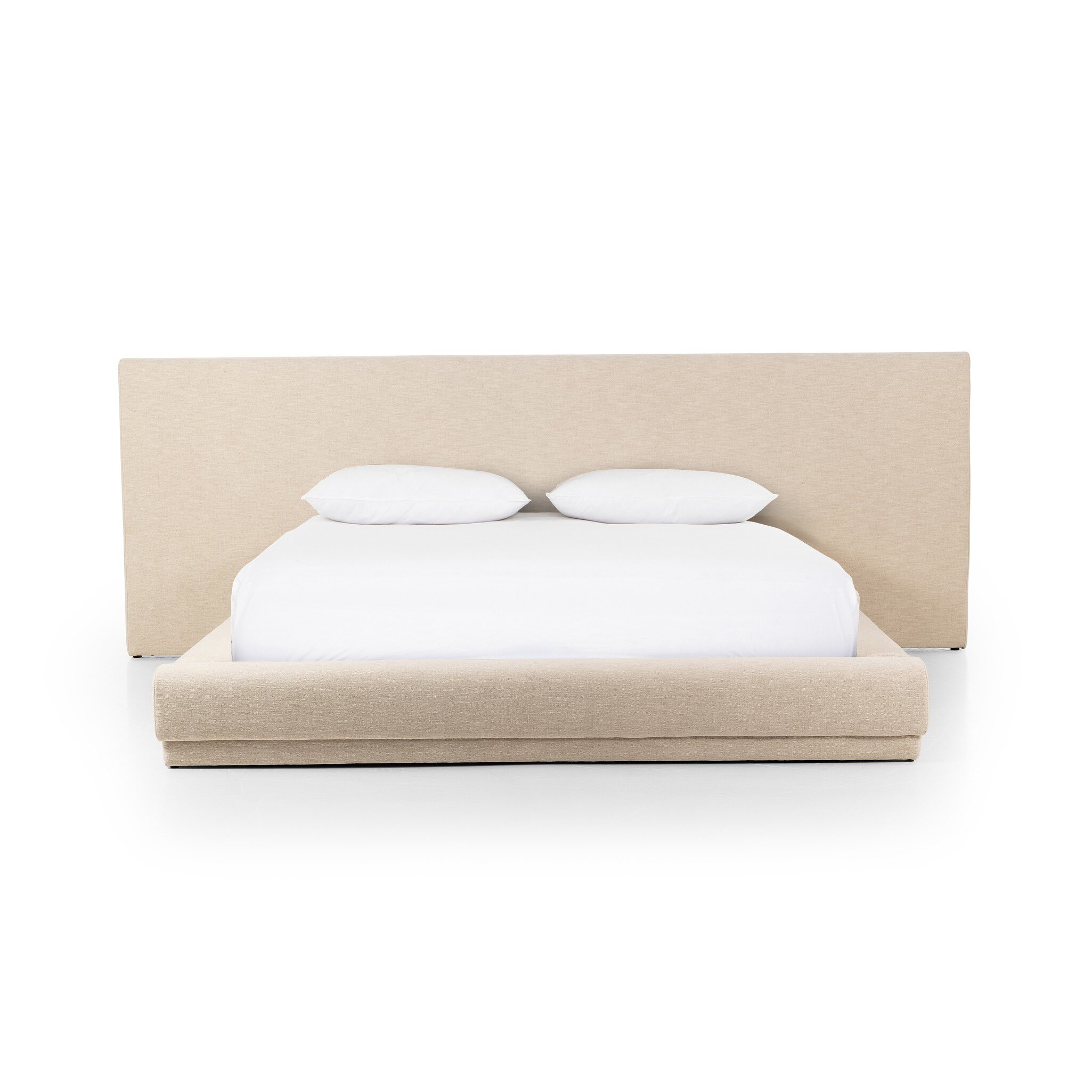 Four Hands Furniture Martina Extra Wide King Bed - Bergamo Parchment 240042-006