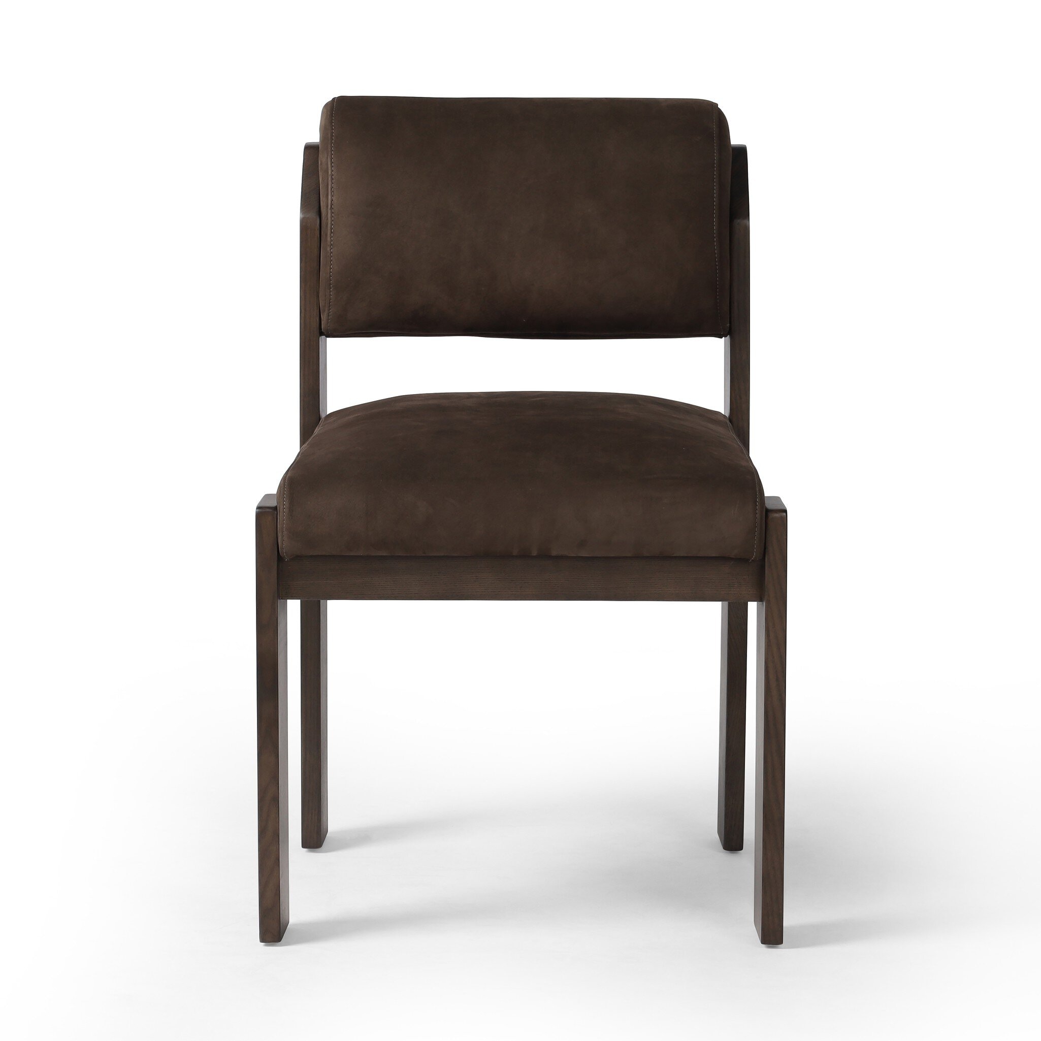 Four Hands Furniture Hamlet Dining Chair - Cottswald Cigar Nubuck 240361-003