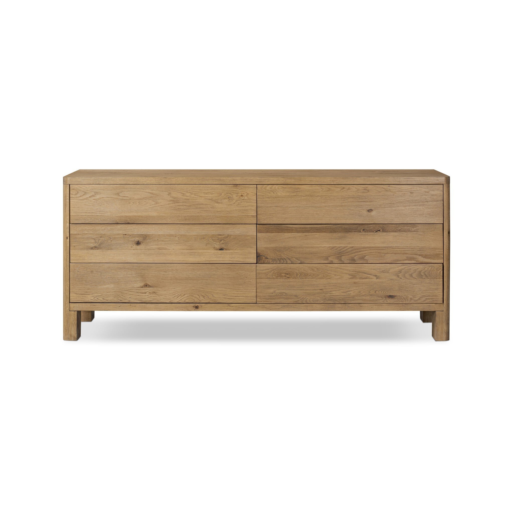 Four Hands Furniture Noeline 6-Drawer Dresser - Worn Oak Veneer 240593-002