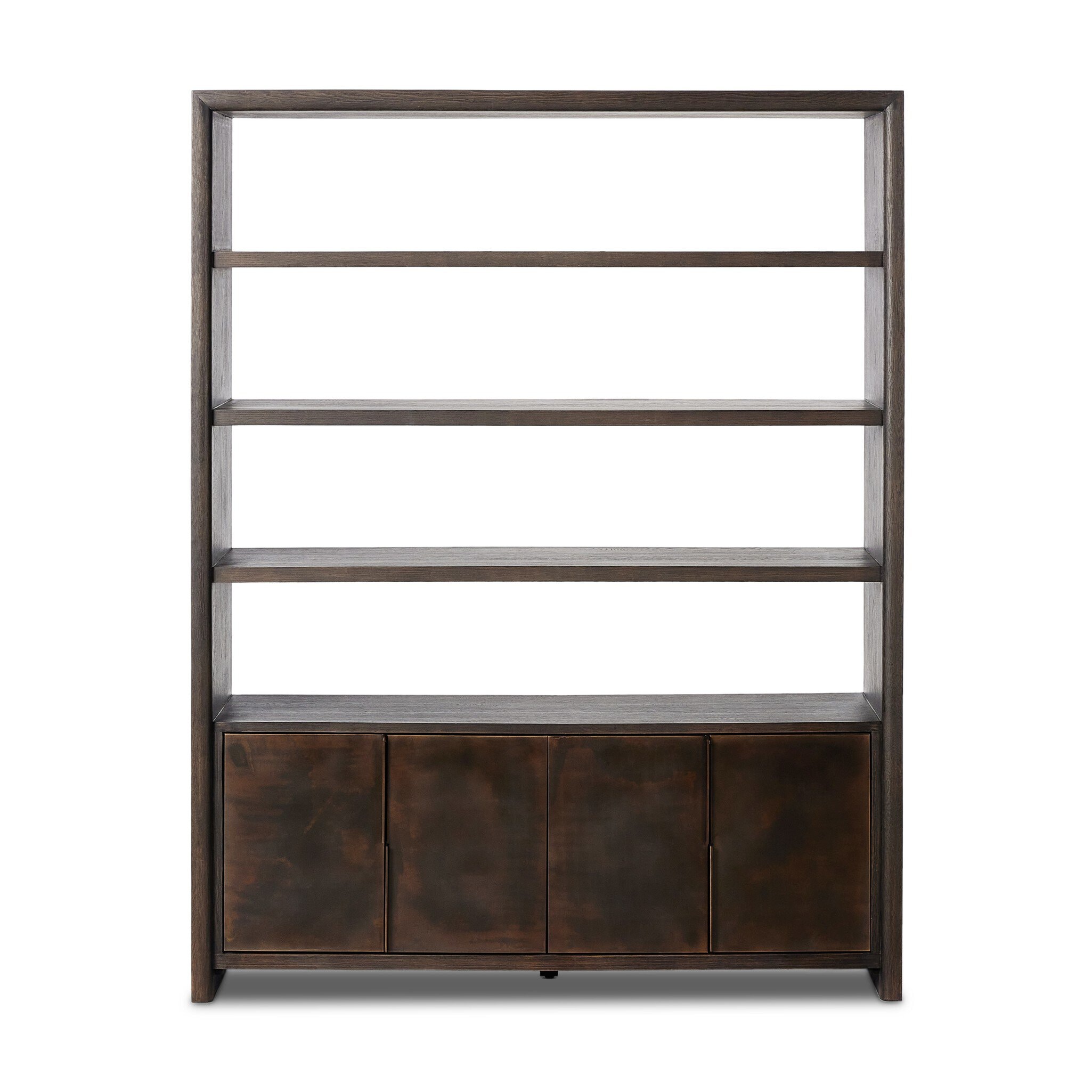 Four Hands Furniture Arlington Bookcase - Espresso Oak Veneer 241142-001