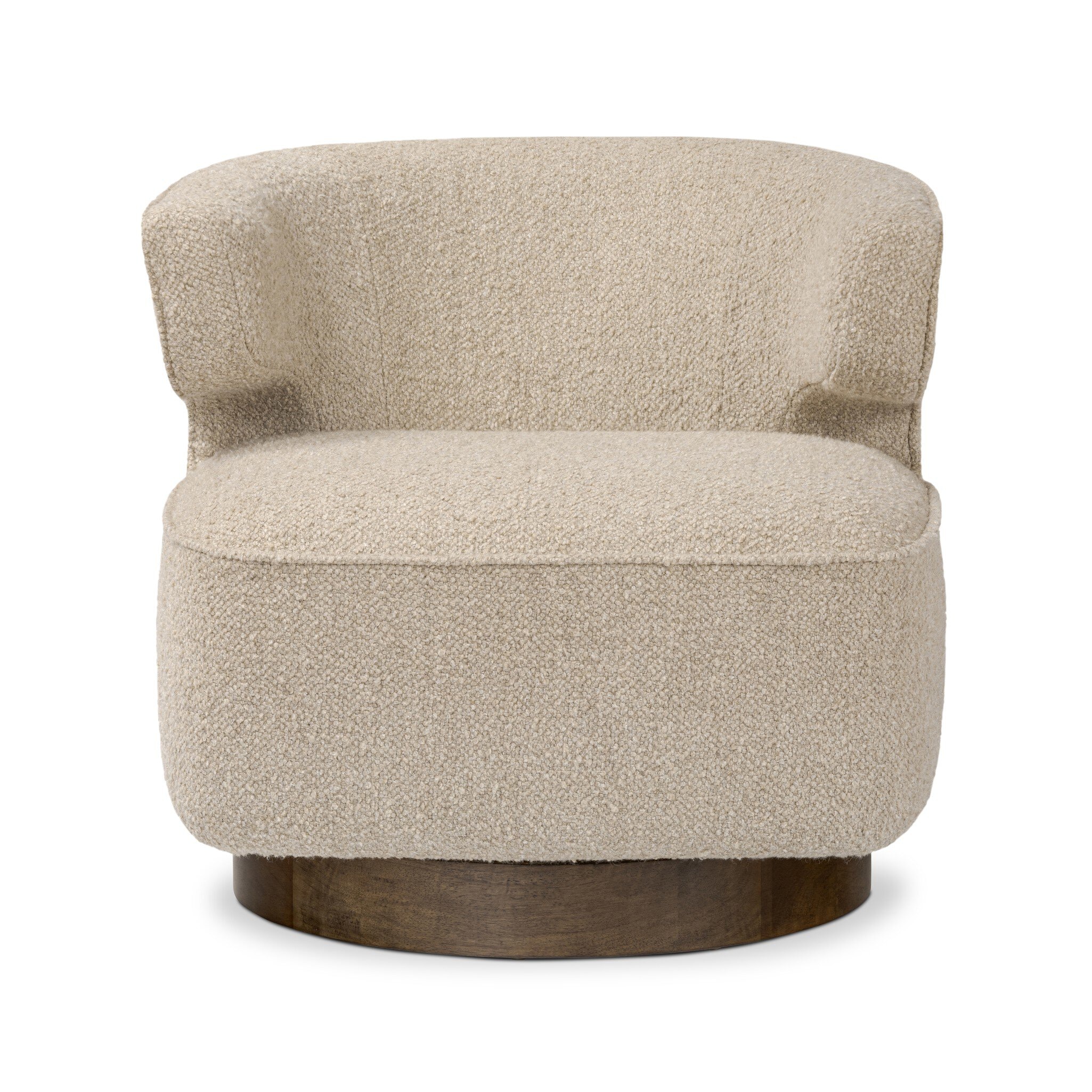 Four Hands Furniture Dottie Swivel Chair - Berber Oatmeal 241281-001