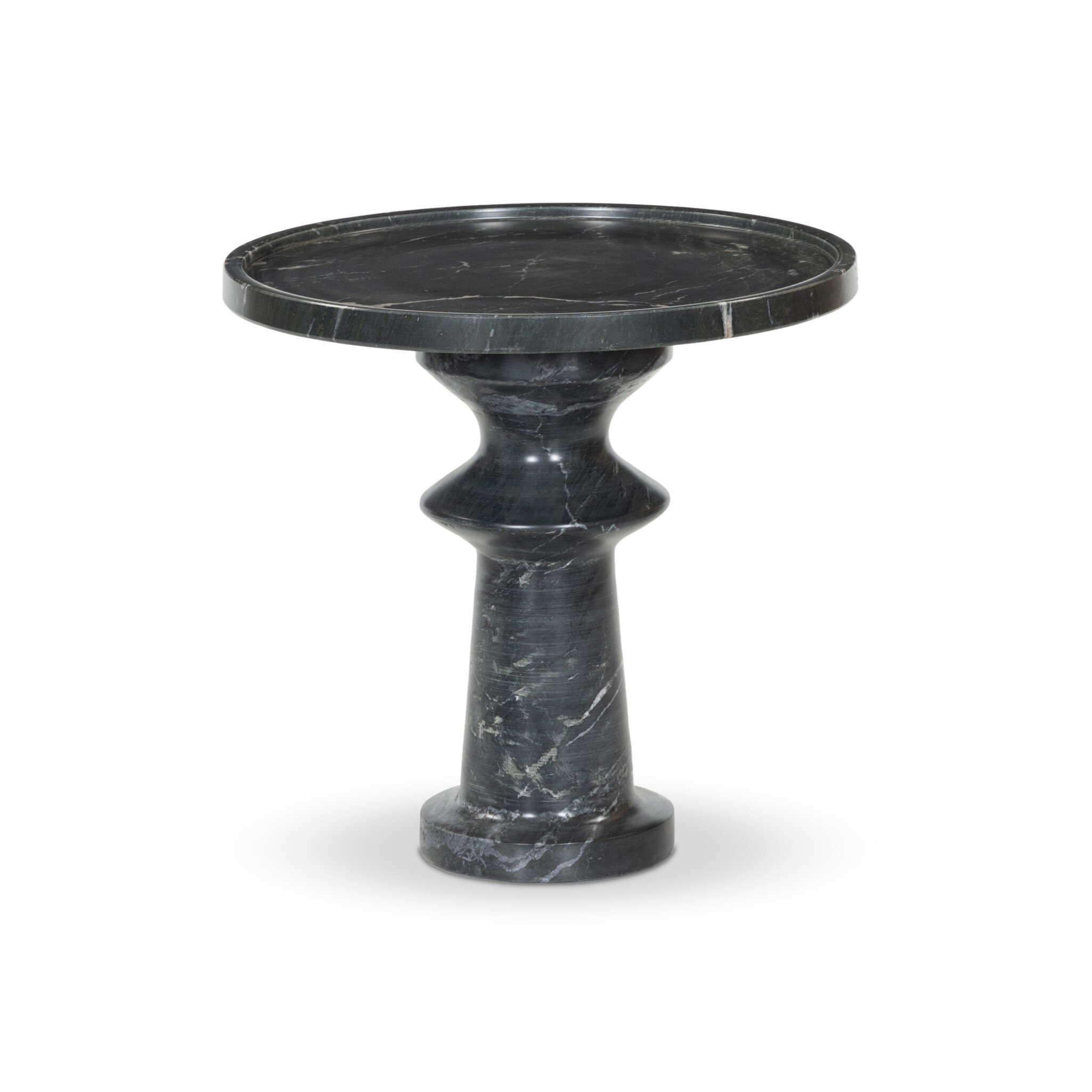 Four Hands Furniture Skylar End Table - Black Marble 241385-002