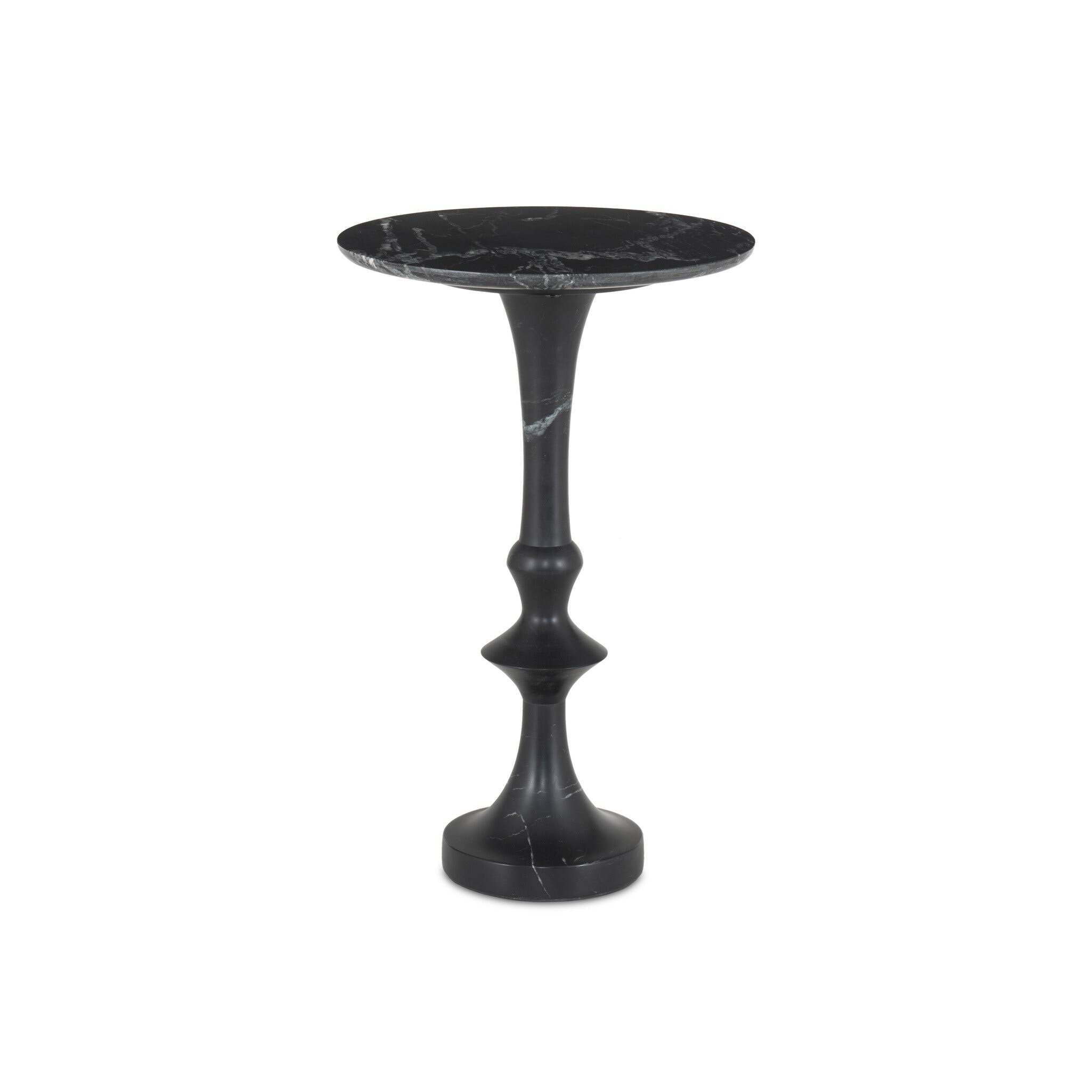 Four Hands Furniture Polli End Table - Black Marble 241389-001