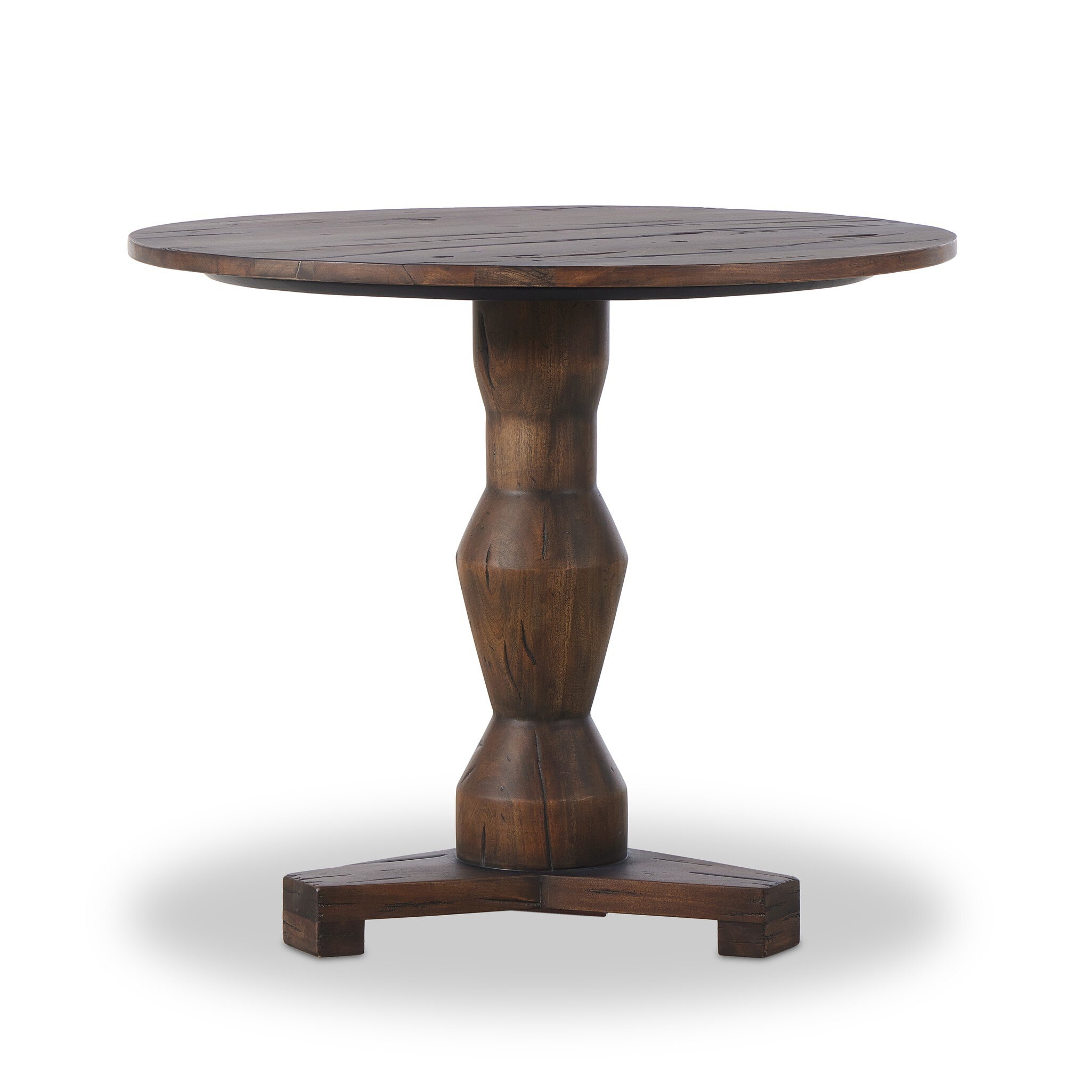 Four Hands Furniture Rivi Large End Table - Antique Belgium Bleach 241393-001
