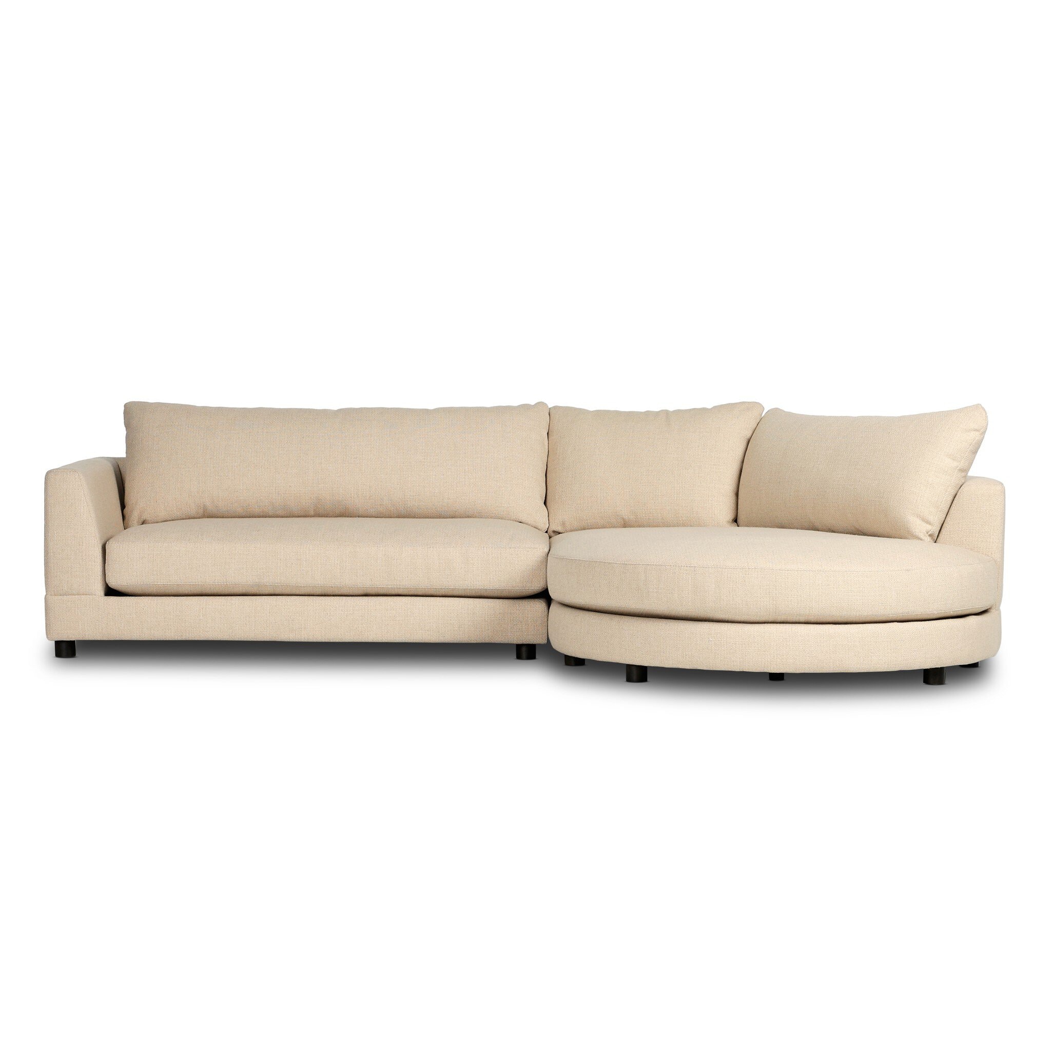 Four Hands Furniture Sylvan 2-Piece Sectional - Irving Flax 241827-002