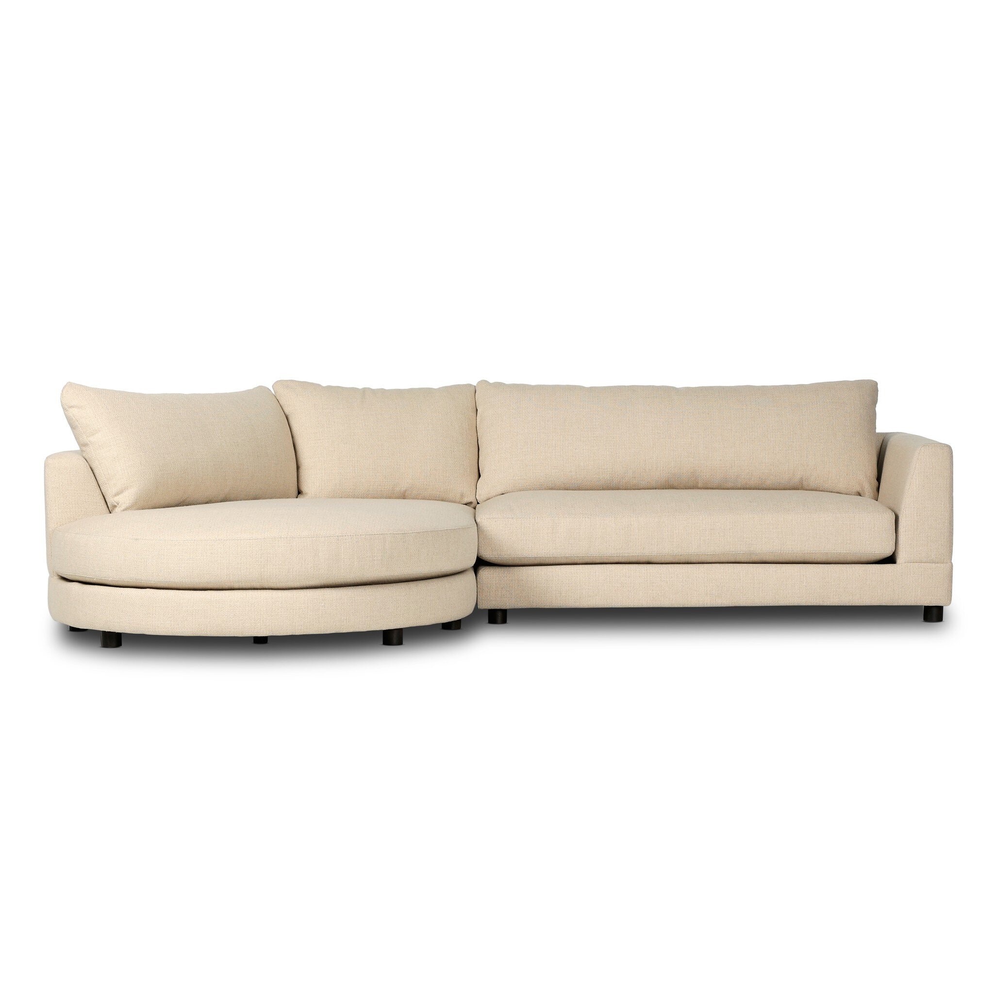 Four Hands Furniture Sylvan 2-Piece Sectional - Irving Flax 241828-002