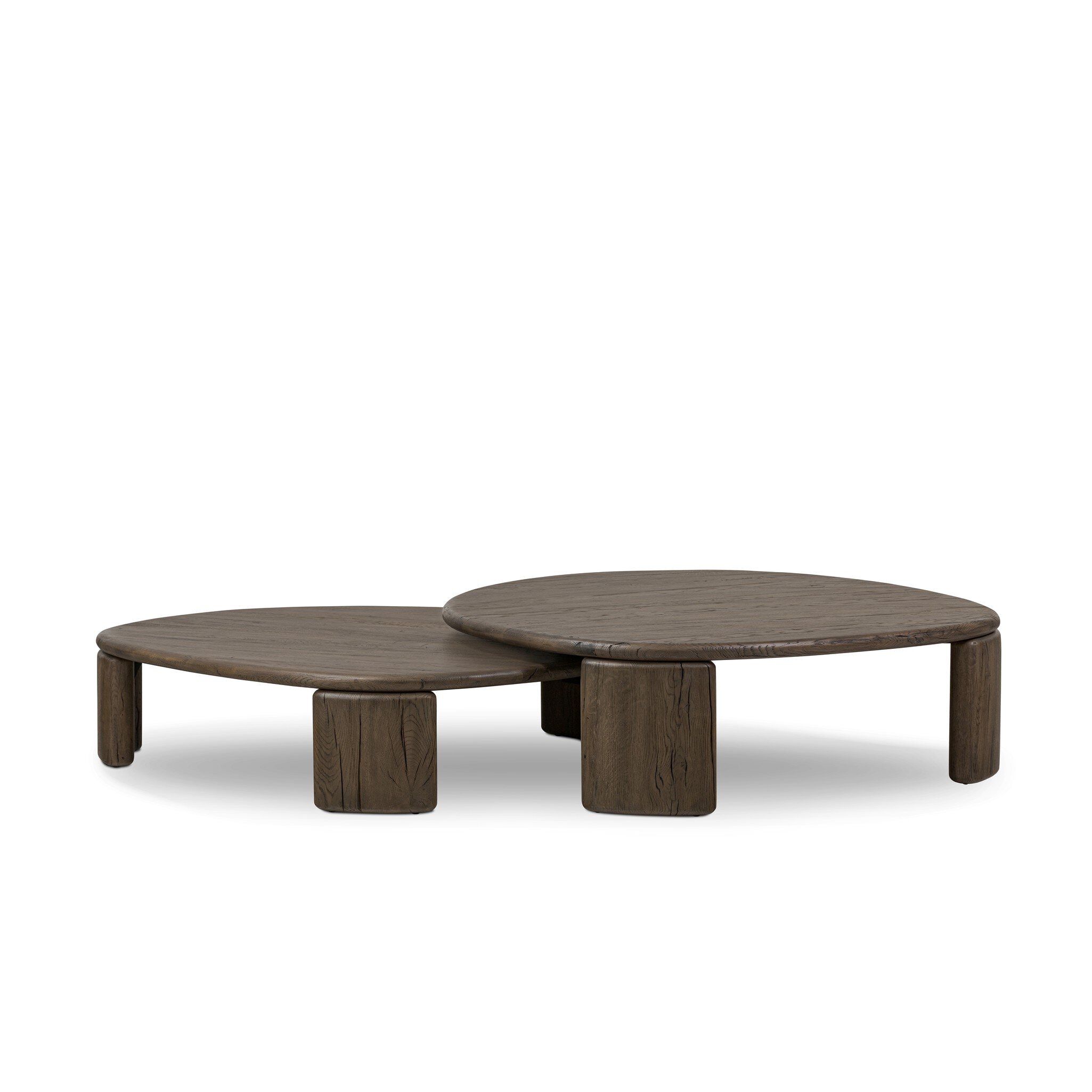 Four Hands Furniture Falco Nesting Table - Grey Reclaimed French Oak 242119-002