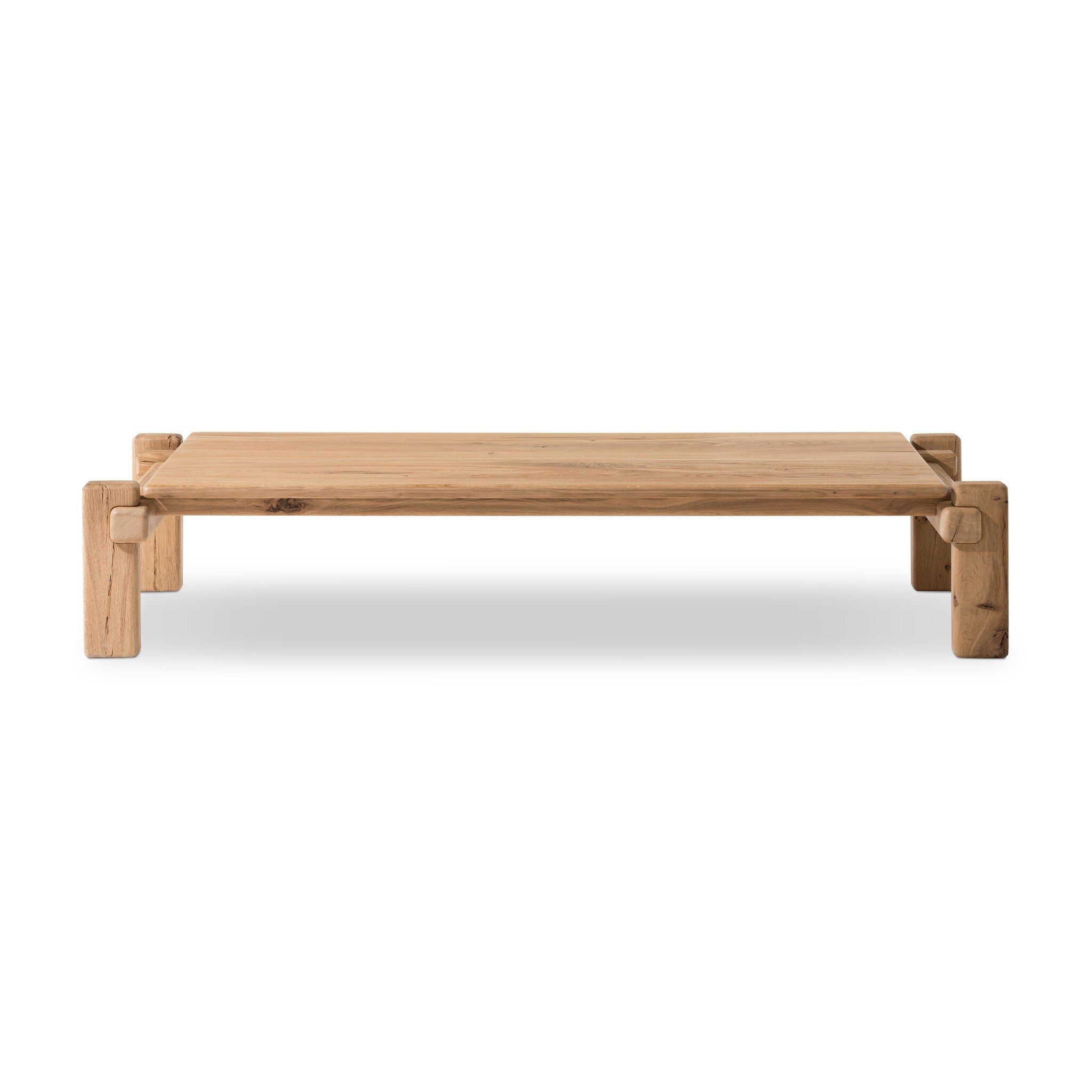 Four Hands Furniture Marcia Large Coffee Table - Natural Reclaimed French Oak 242145-001