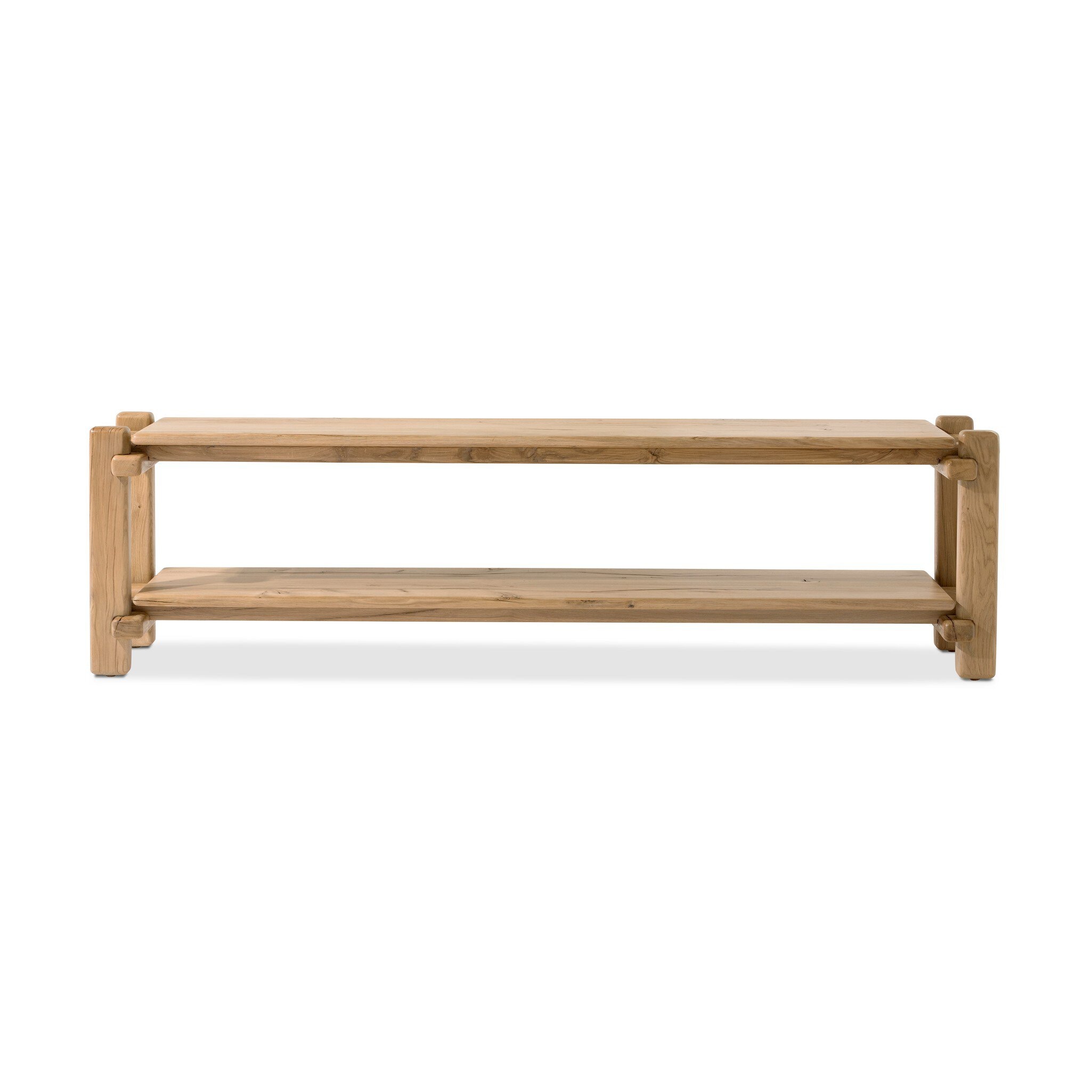 Four Hands Furniture Marcia Low Console Table - Natural Reclaimed French Oak 242151-001