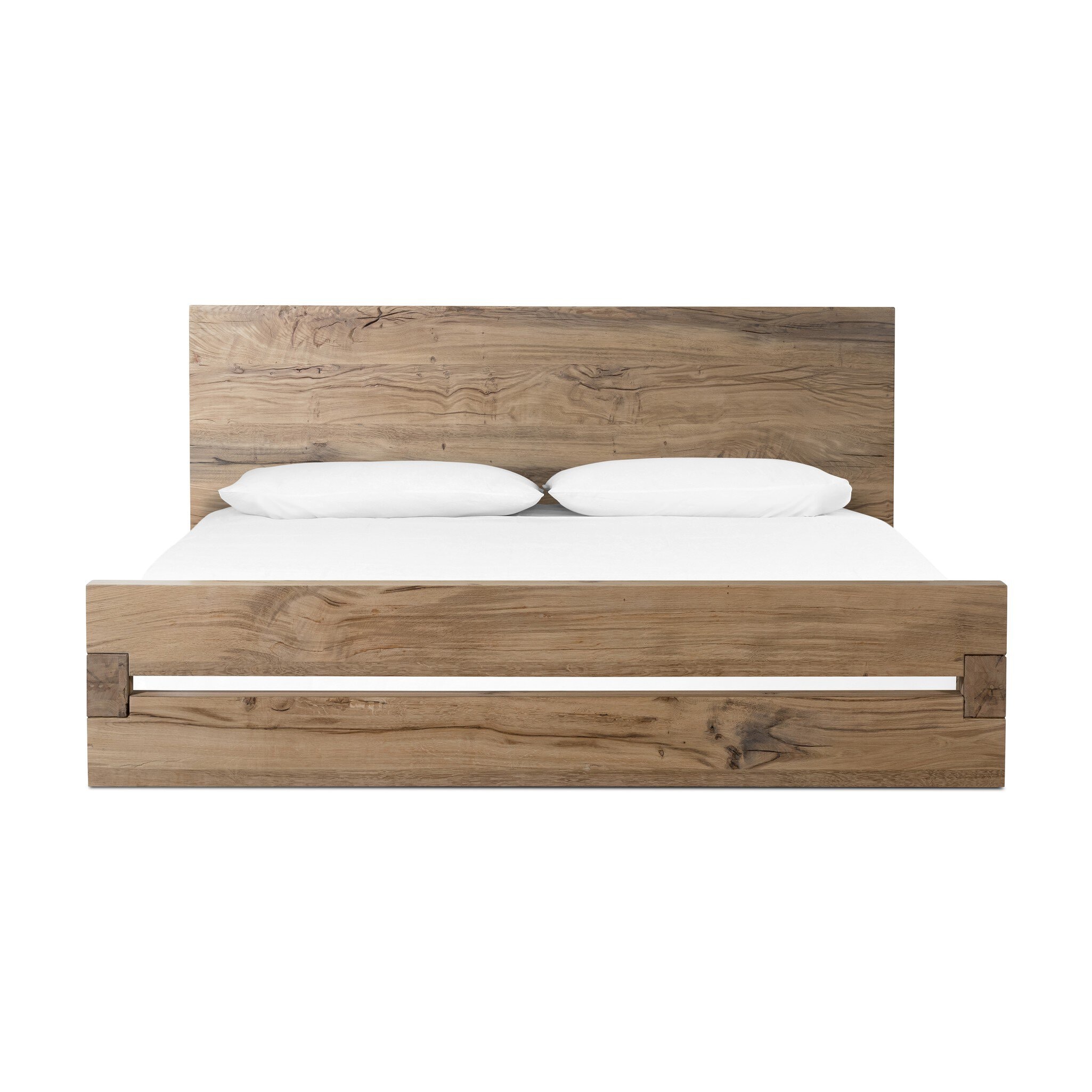 Four Hands Furniture Lia Queen Bed - Natural Reclaimed French Oak 242174-001