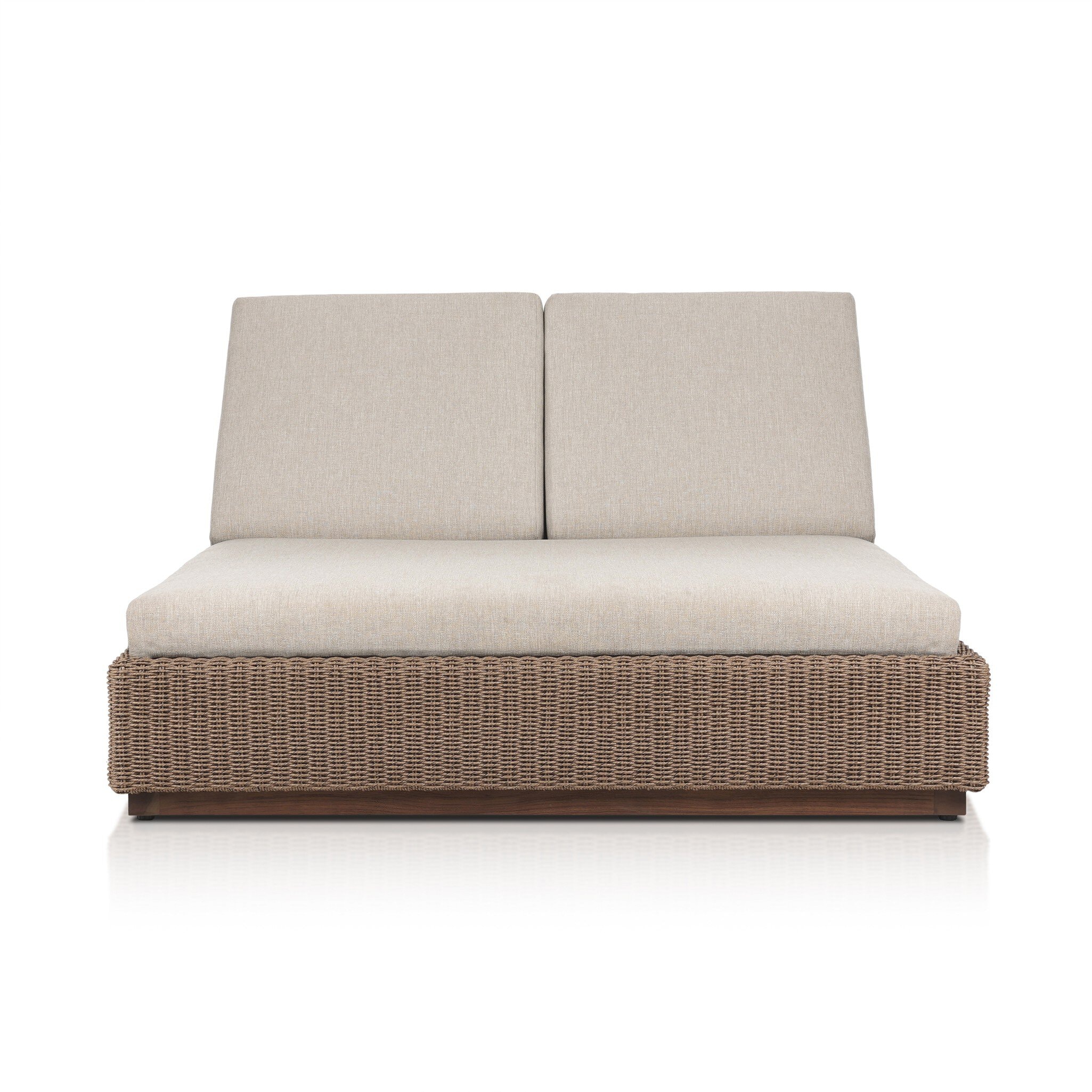 Four Hands Furniture Lorelei Outdoor Double Chaise - Alessi Buff 242516-001