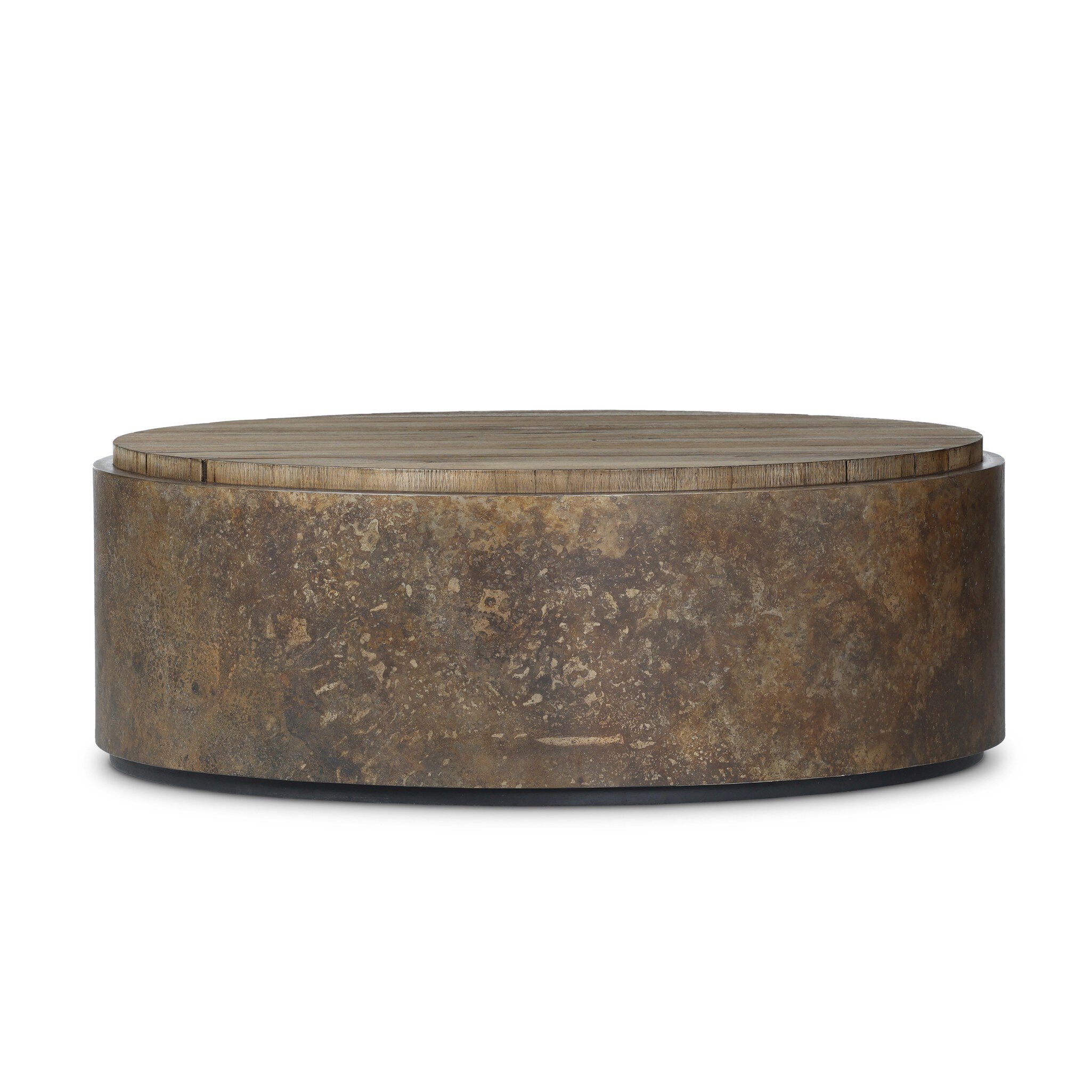 Four Hands Furniture Kipp Coffee Table - Burnt Bleached Oak Resawn 243347-001