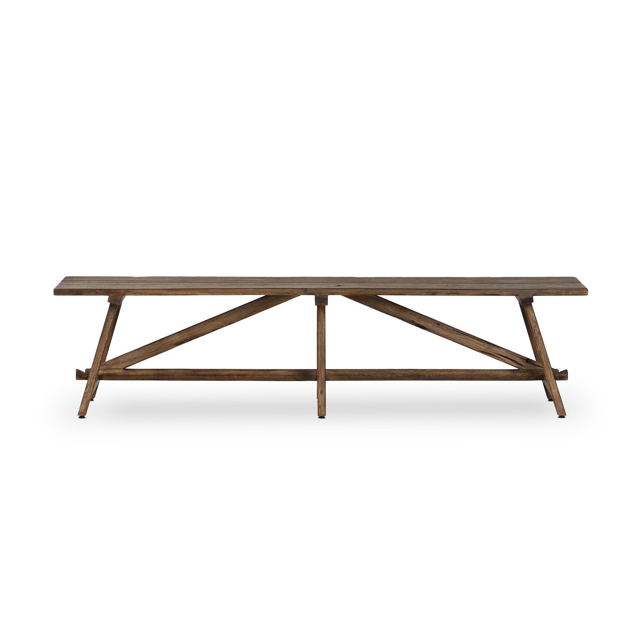 Four Hands Furniture Elio Accent Bench - Burnt Bleached Oak 243471-001