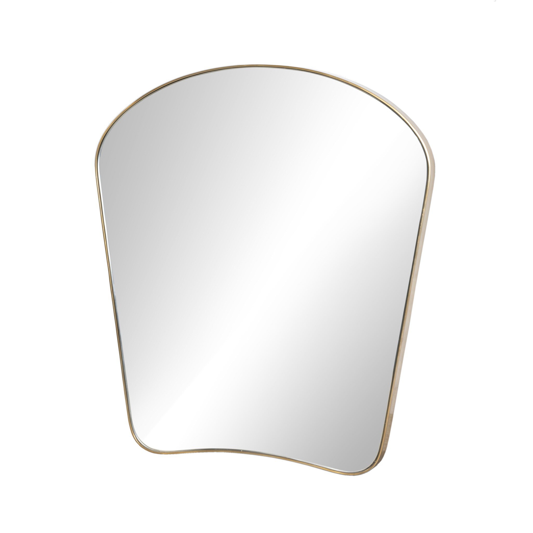Four Hands Furniture Merona Mantel Mirror - Polished Brass 243504-001