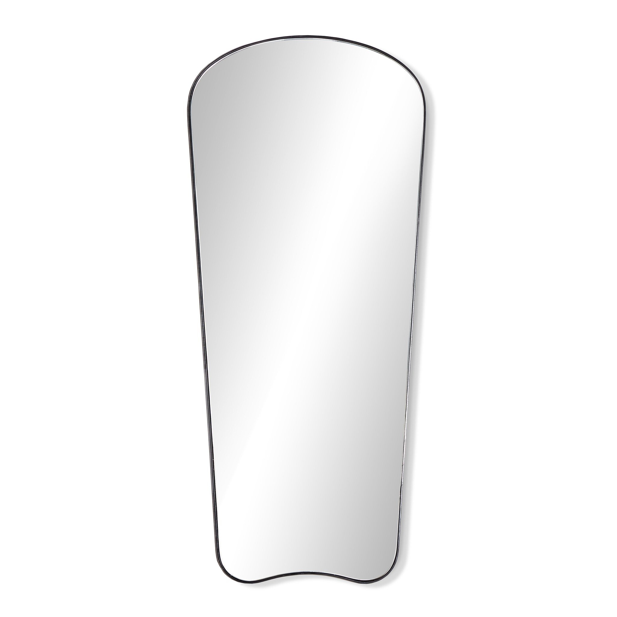 Four Hands Furniture Merona Wall Mirror - Iron Matte Black 243506-002