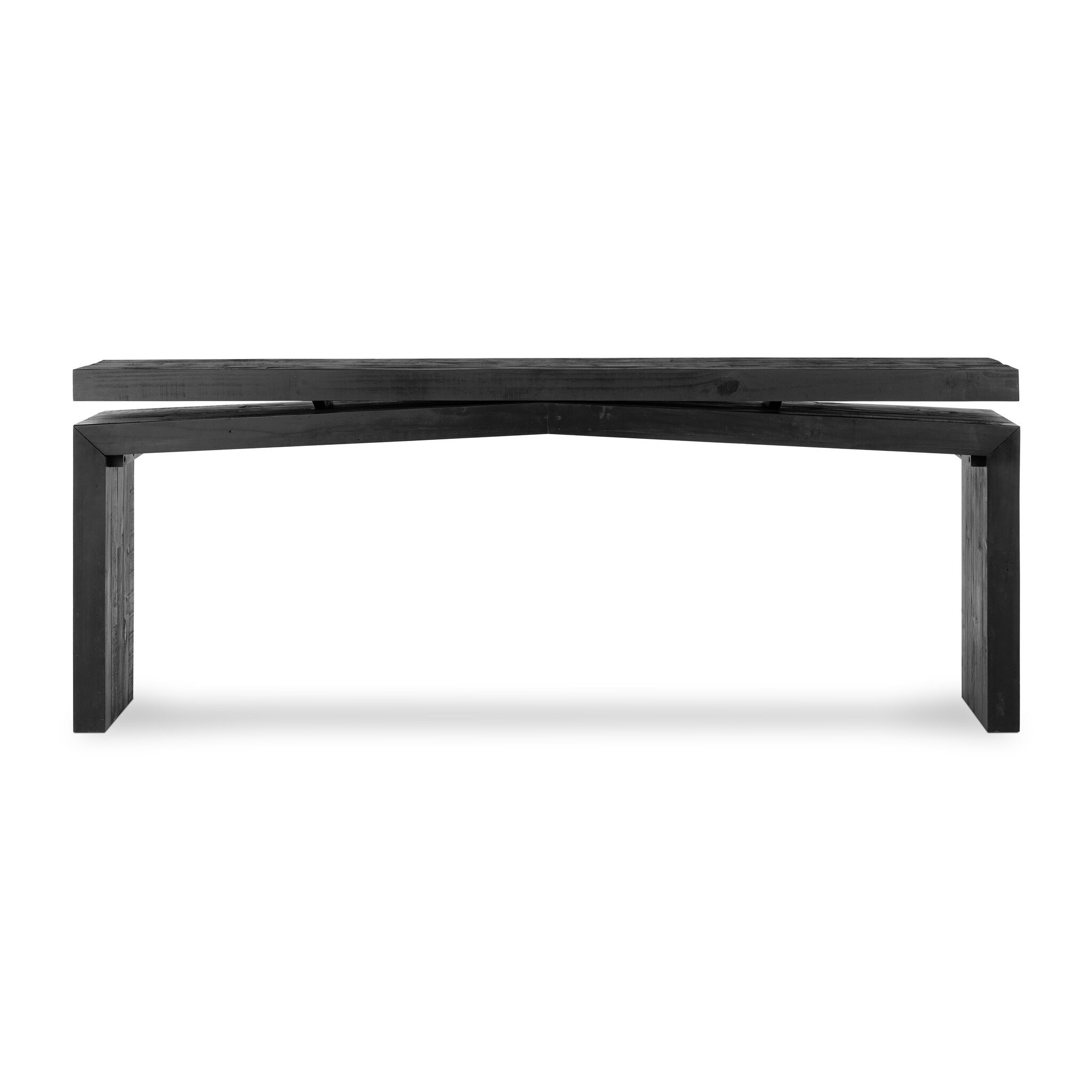 Four Hands Furniture Matthes Large Console Table - Aged Black Pine 243556-003