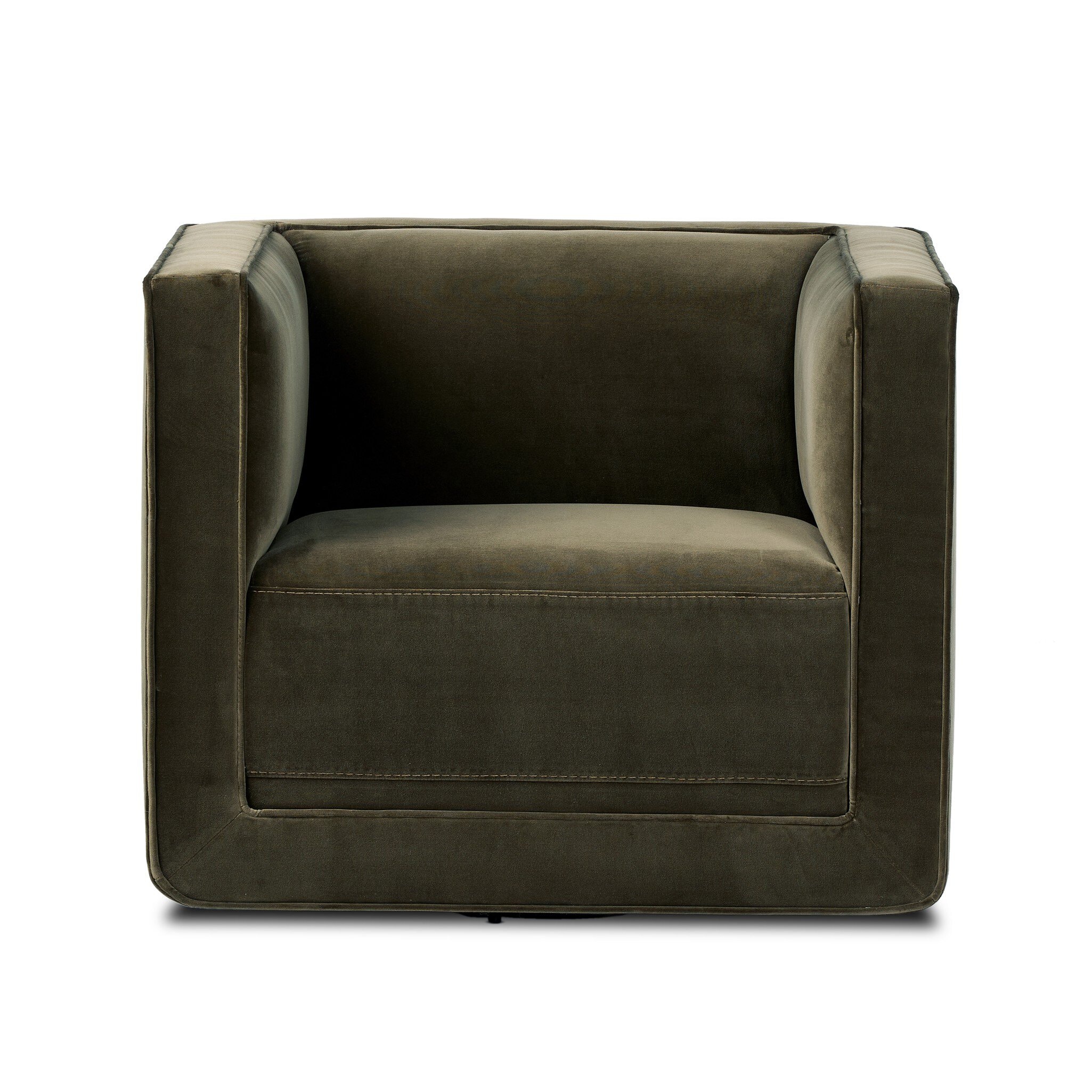 Four Hands Furniture Phillip Swivel Chair - Surrey Olive 243626-003
