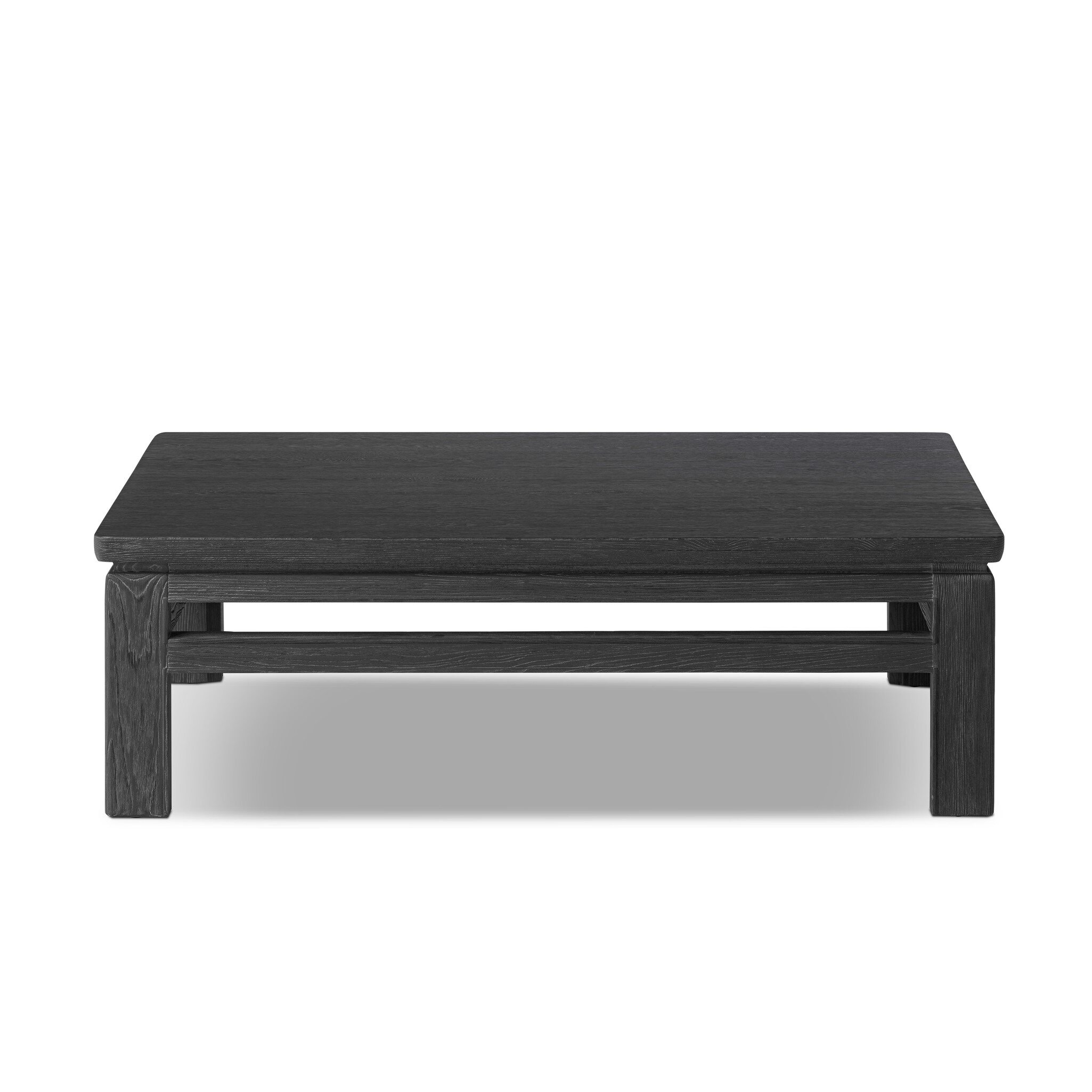 Four Hands Furniture Oman Coffee Table - Rustic Black Veneer 243907-001