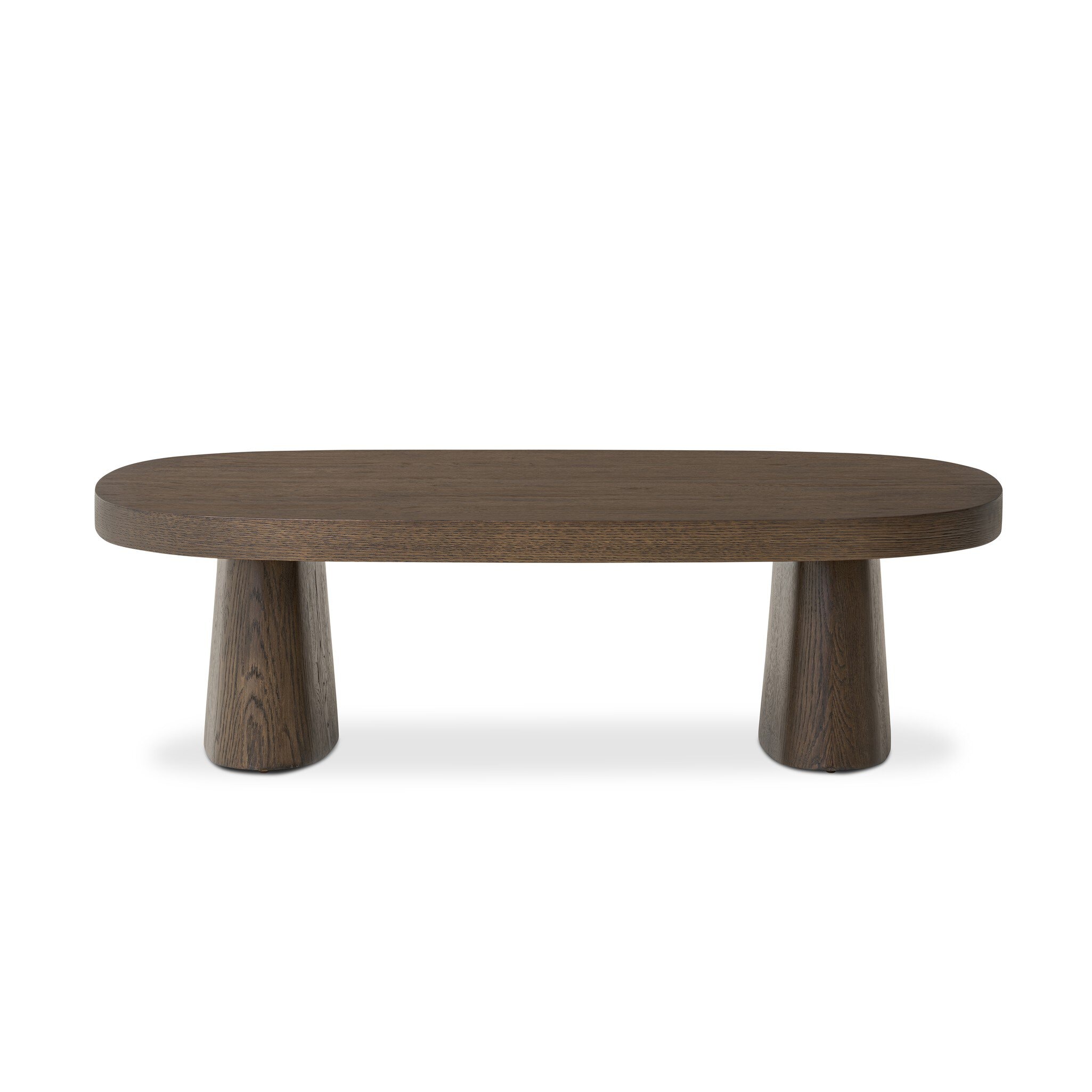 Four Hands Furniture Valen Coffee Table - Rustic Brown Oak Veneer 244507-001