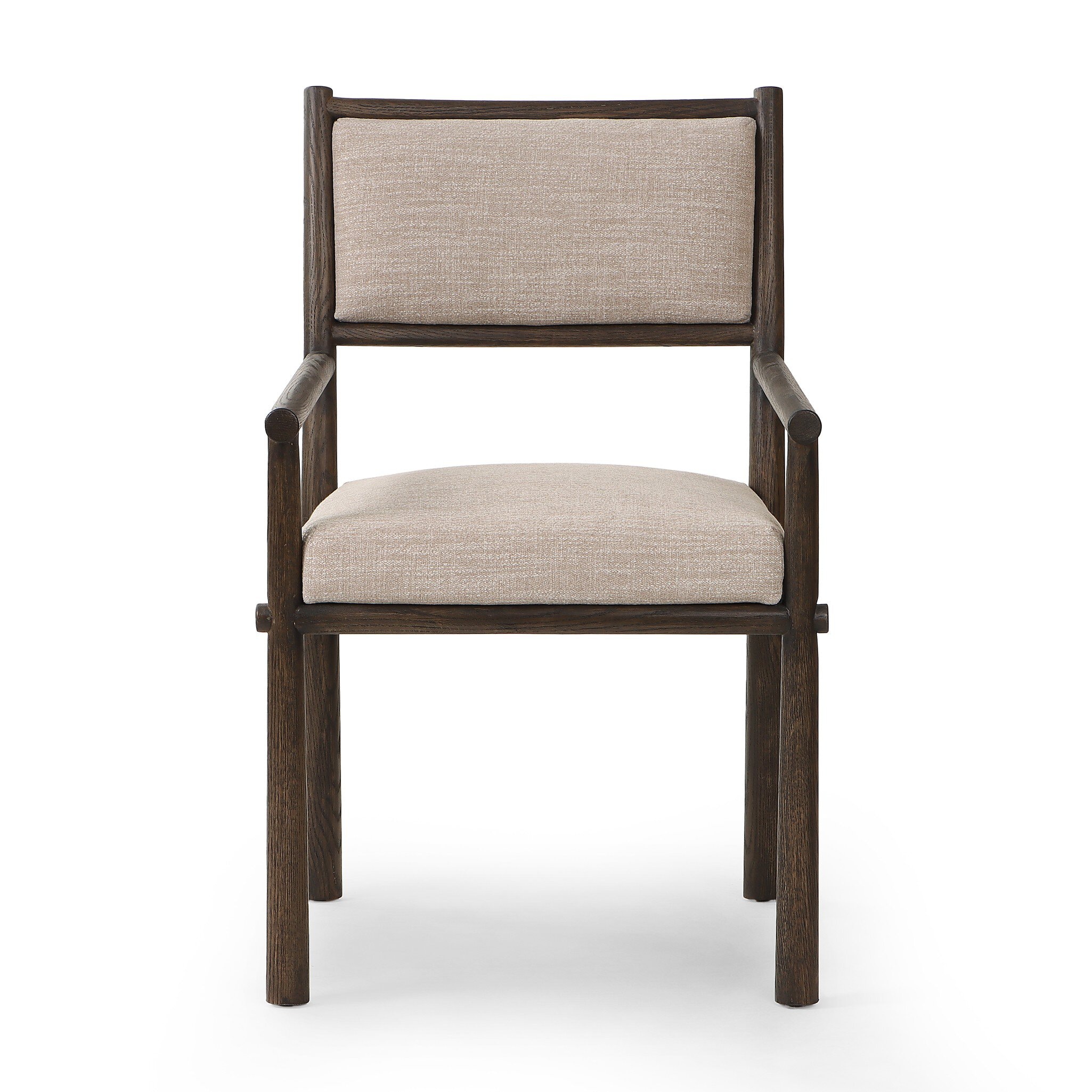 Four Hands Furniture Akiro Dining Armchair - Laken Stone 245341-002