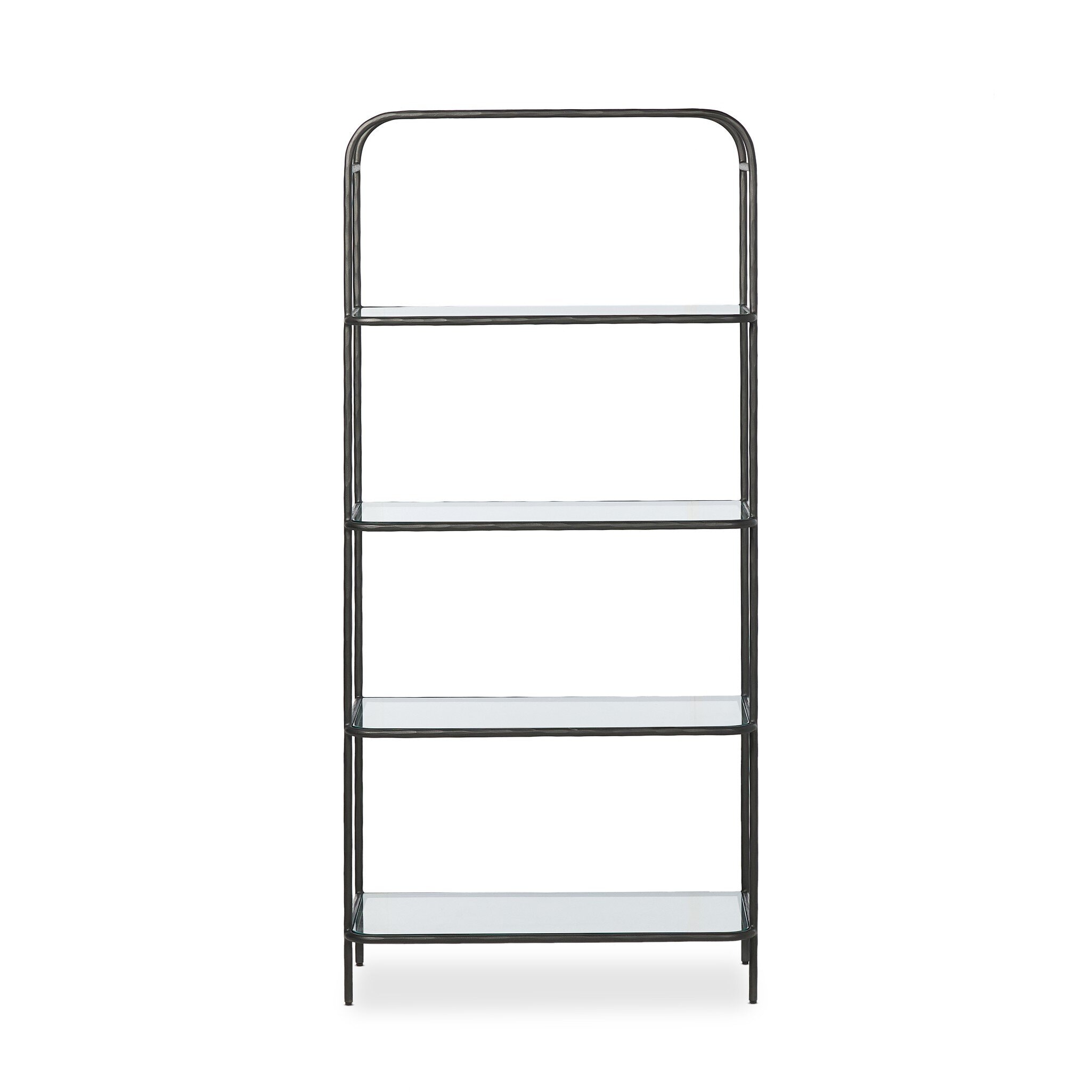 Four Hands Furniture Swinton Bookcase - Hammered Gunmetal 245451-002
