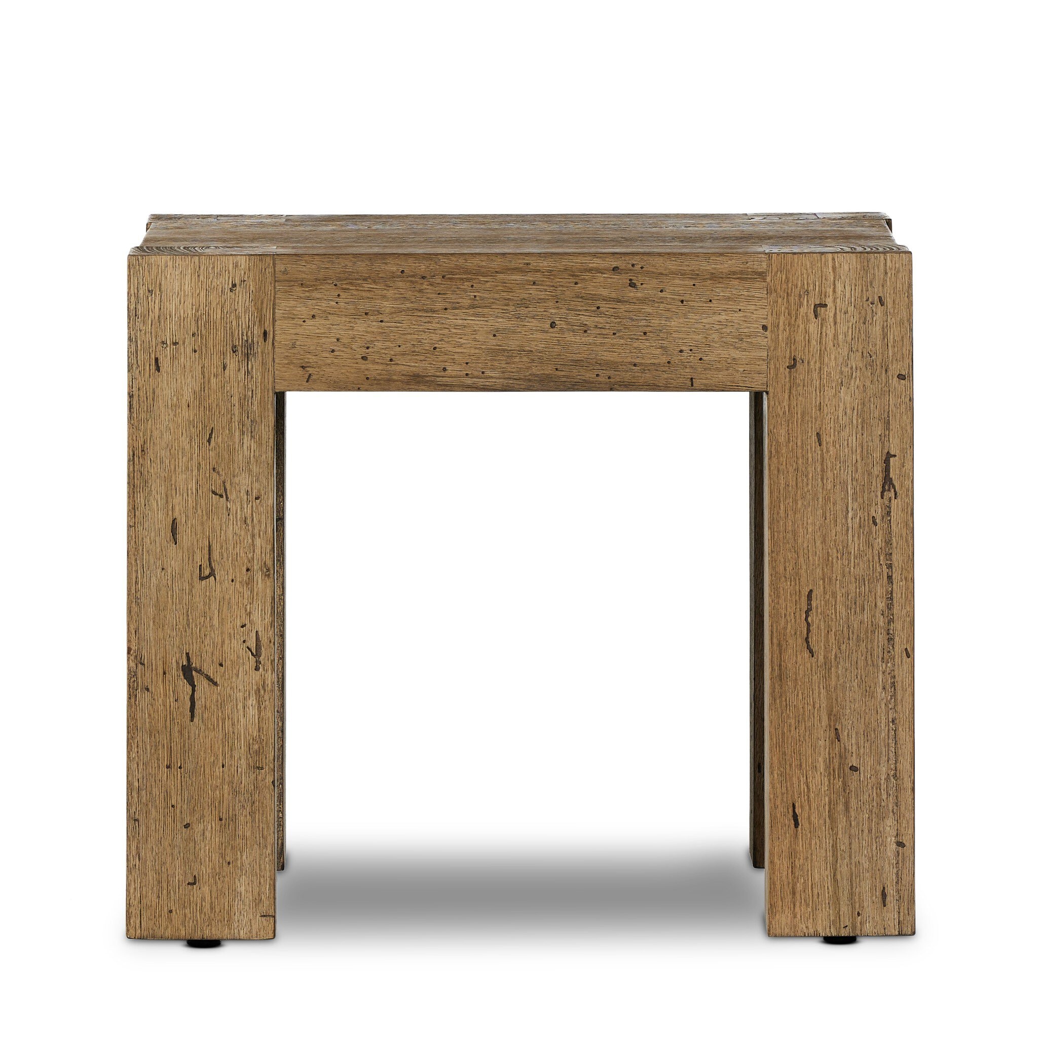 Four Hands Furniture Abaso End Table - Rustic Wormwood Oak 245724-001
