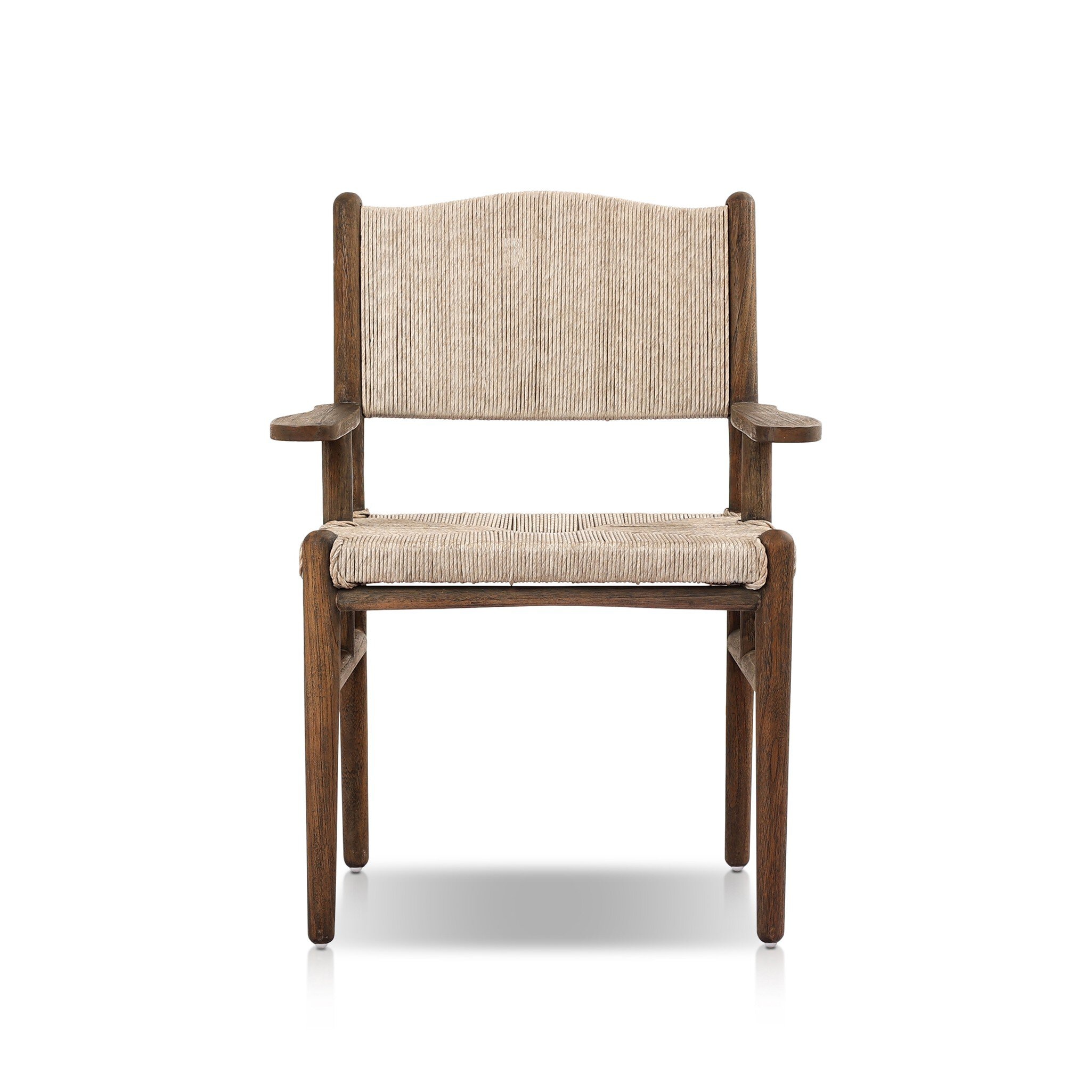 Four Hands Furniture Herrin Outdoor Dining Armchair - Vintage White 246152-001