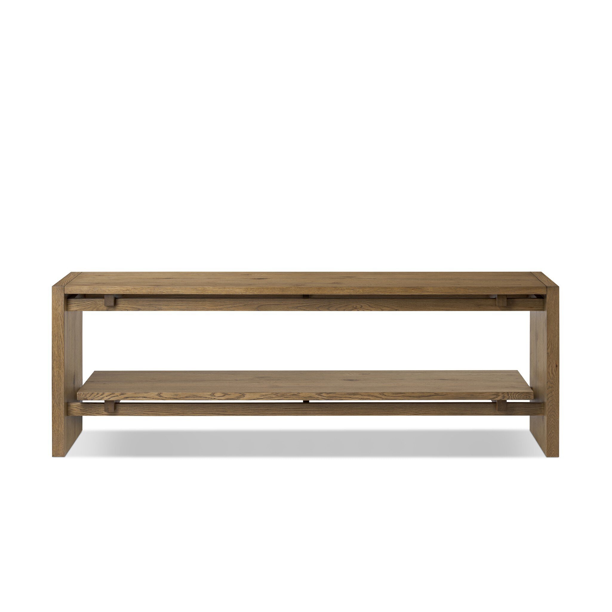 Four Hands Furniture Theodore Media Console - Rustic Amber Oak Veneer 246795-001