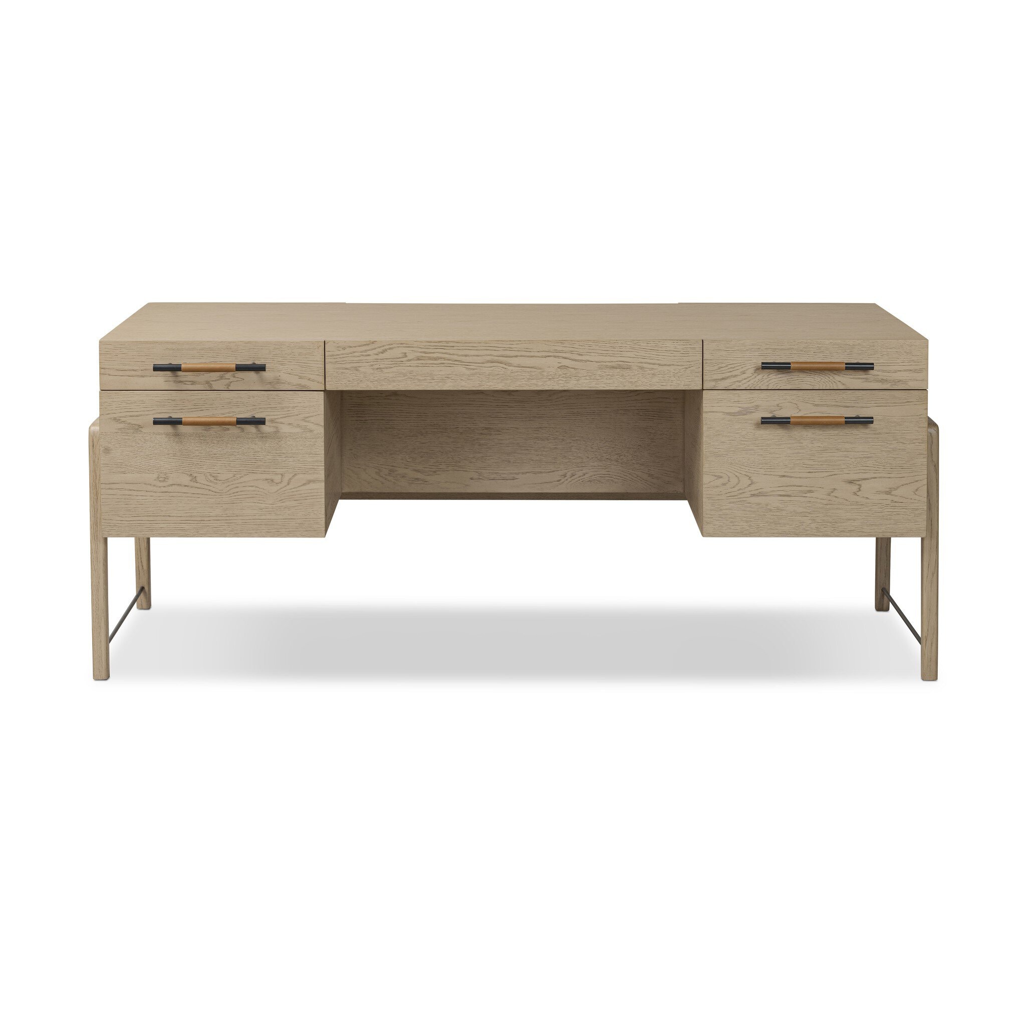 Four Hands Furniture Rosedale Executive Desk - Yucca Oak Veneer 246801-001