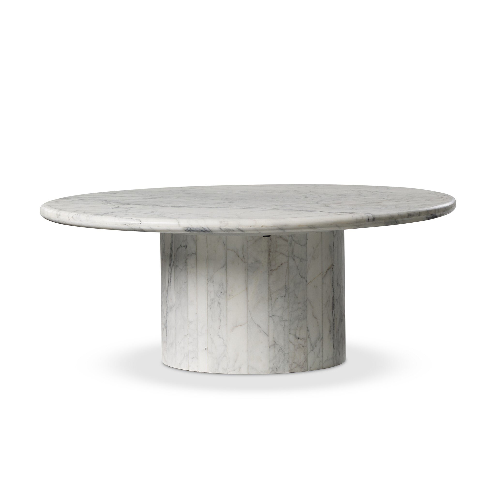 Four Hands Furniture Stuart Nesting Coffee Table - White Calacatta Marble 246869-001