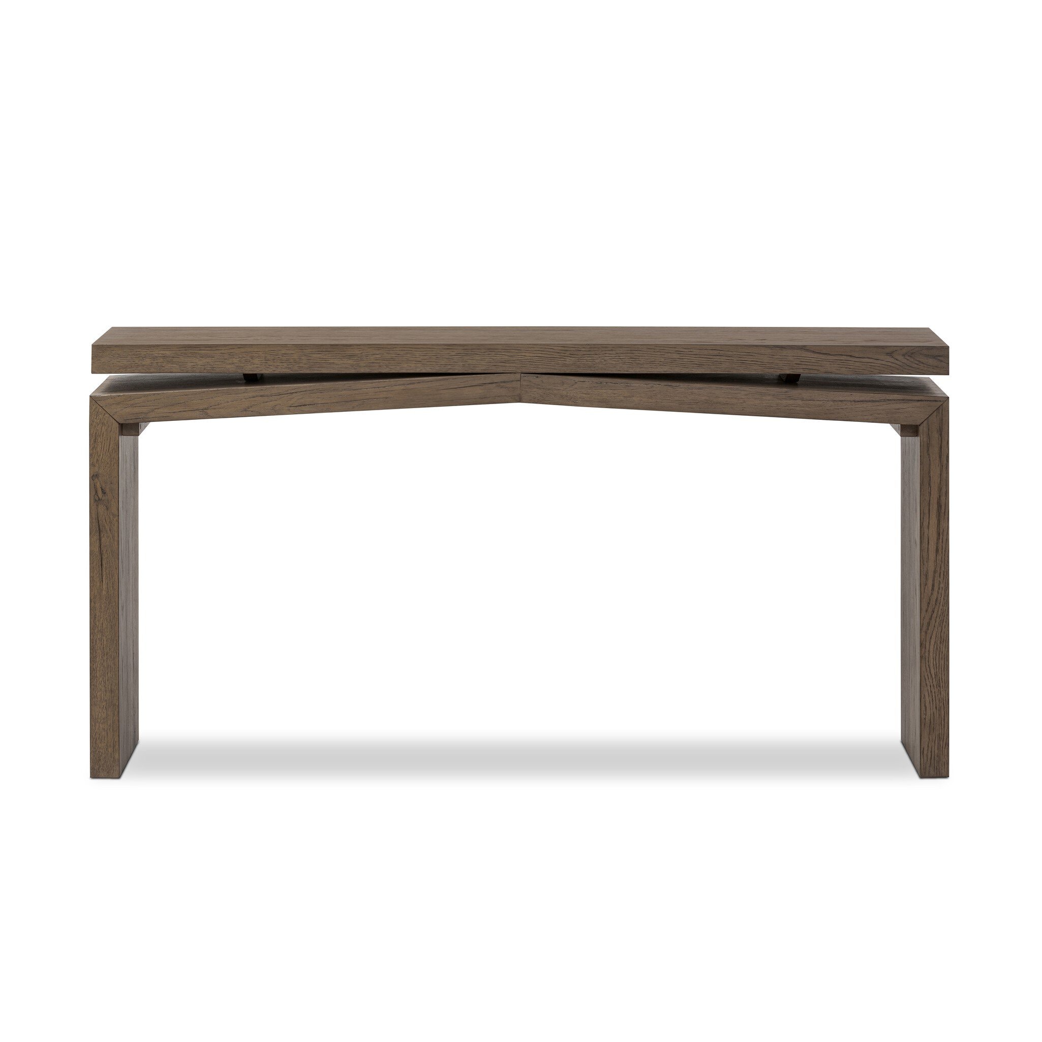 Four Hands Furniture Matthes Console Table - 60 - Rustic Grey Veneer 247427-004