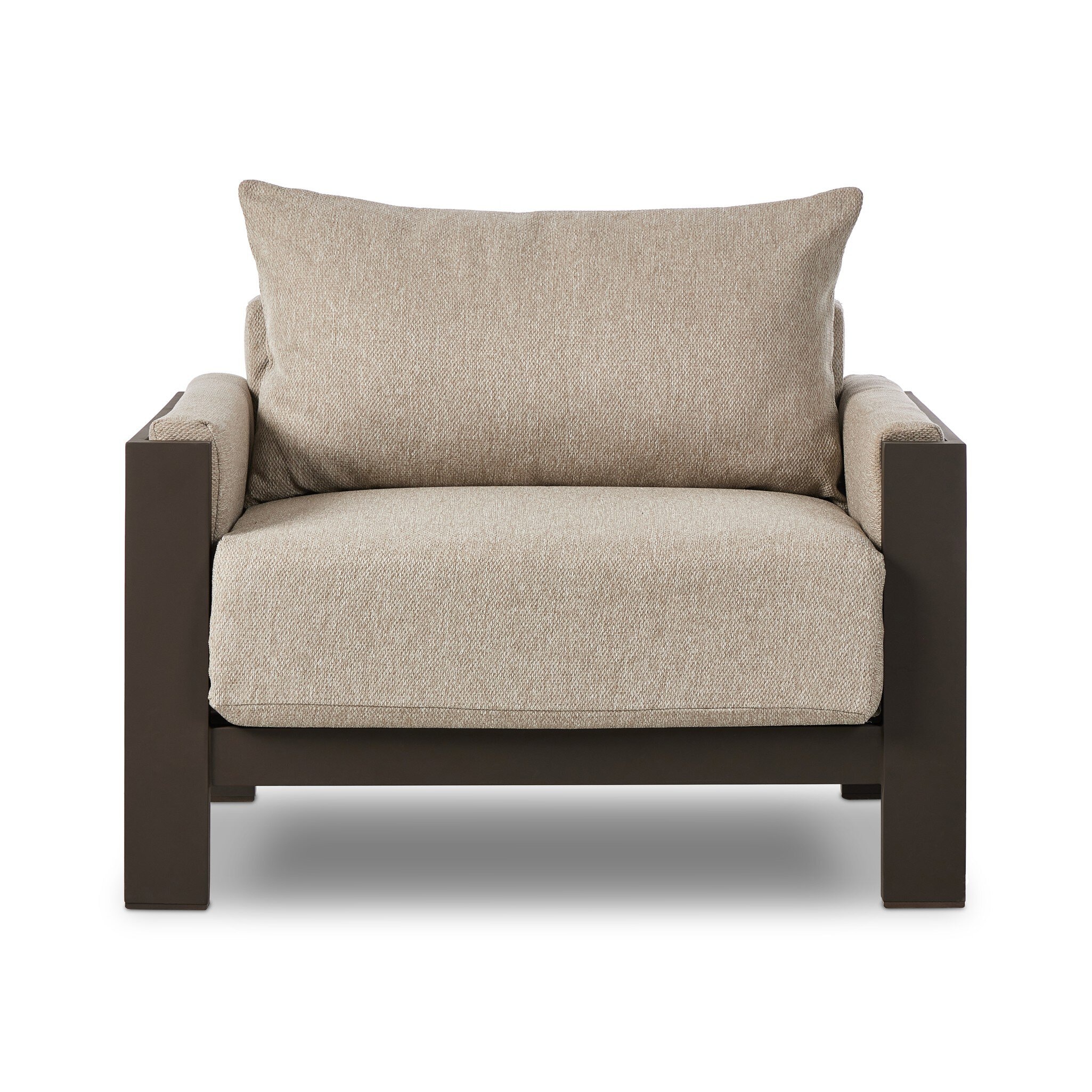Four Hands Furniture Chapman Outdoor Metal Chair - Concha Fog 247430-002
