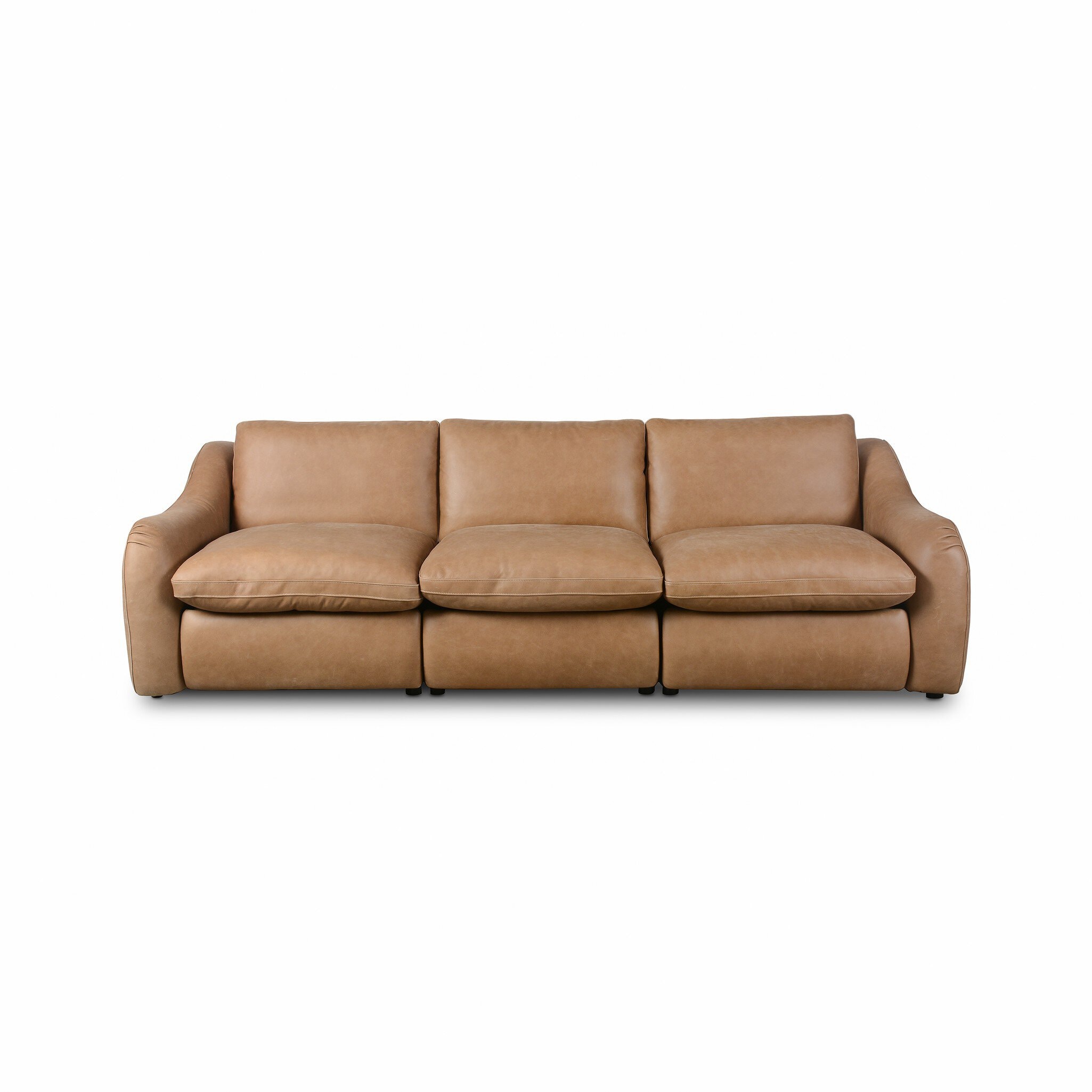 Four Hands Furniture Crawford Power Recliner 3-Piece Sectional Sofa - Palermo Drift 247730-002
