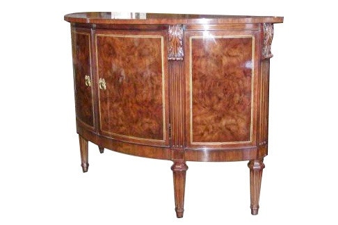 Karges Furniture 308 Custom Louis XVI Demilune Buffet 308a