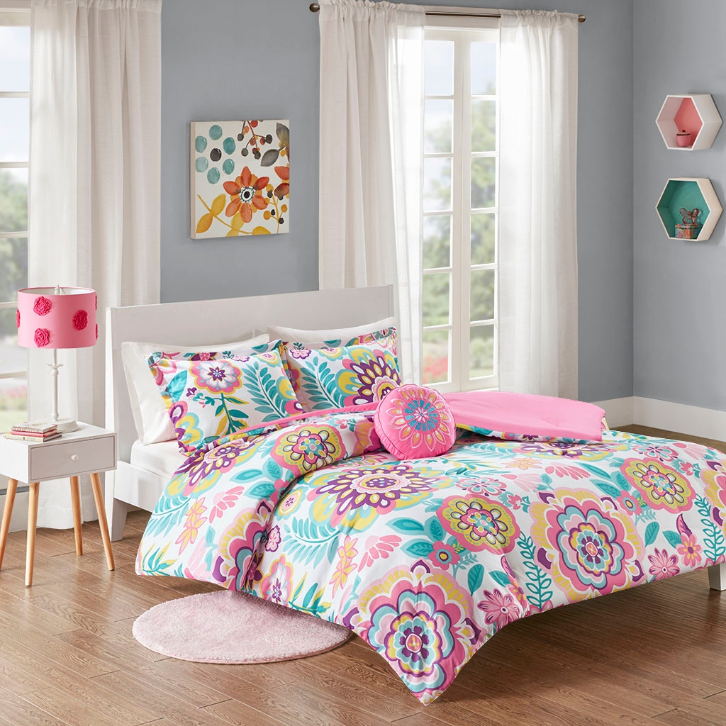 Hampton Hill Bedding Camille Floral Comforter Set MZ10-0561