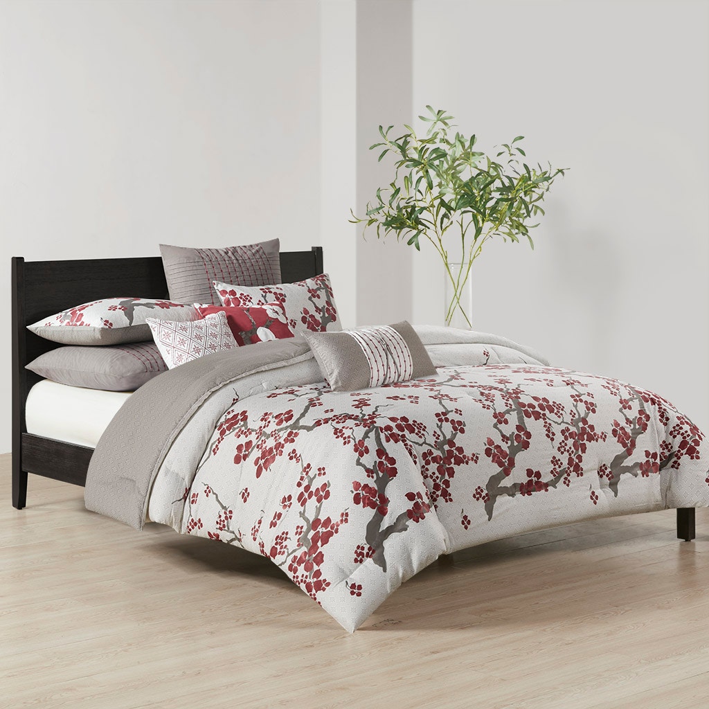 Hampton Hill Bedding Cherry Blossom Comforter Mini Set NS10-1849