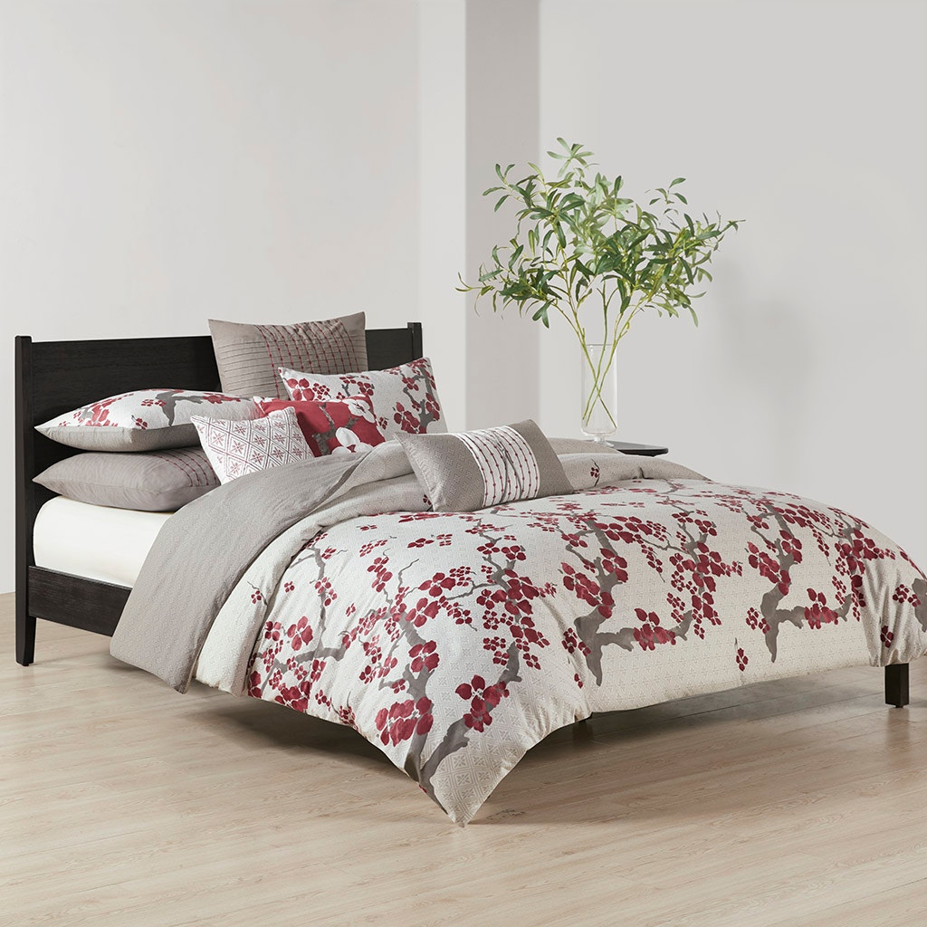 Hampton Hill Bedding Cherry Blossom Duvet Cover Mini Set NS12-2006