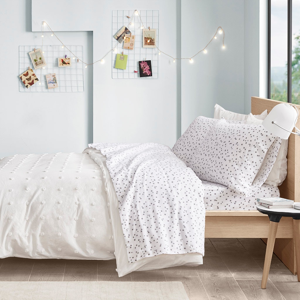 Hampton Hill Bedding Cozy Soft Cotton Flannel Printed Sheet Set ID20-1543