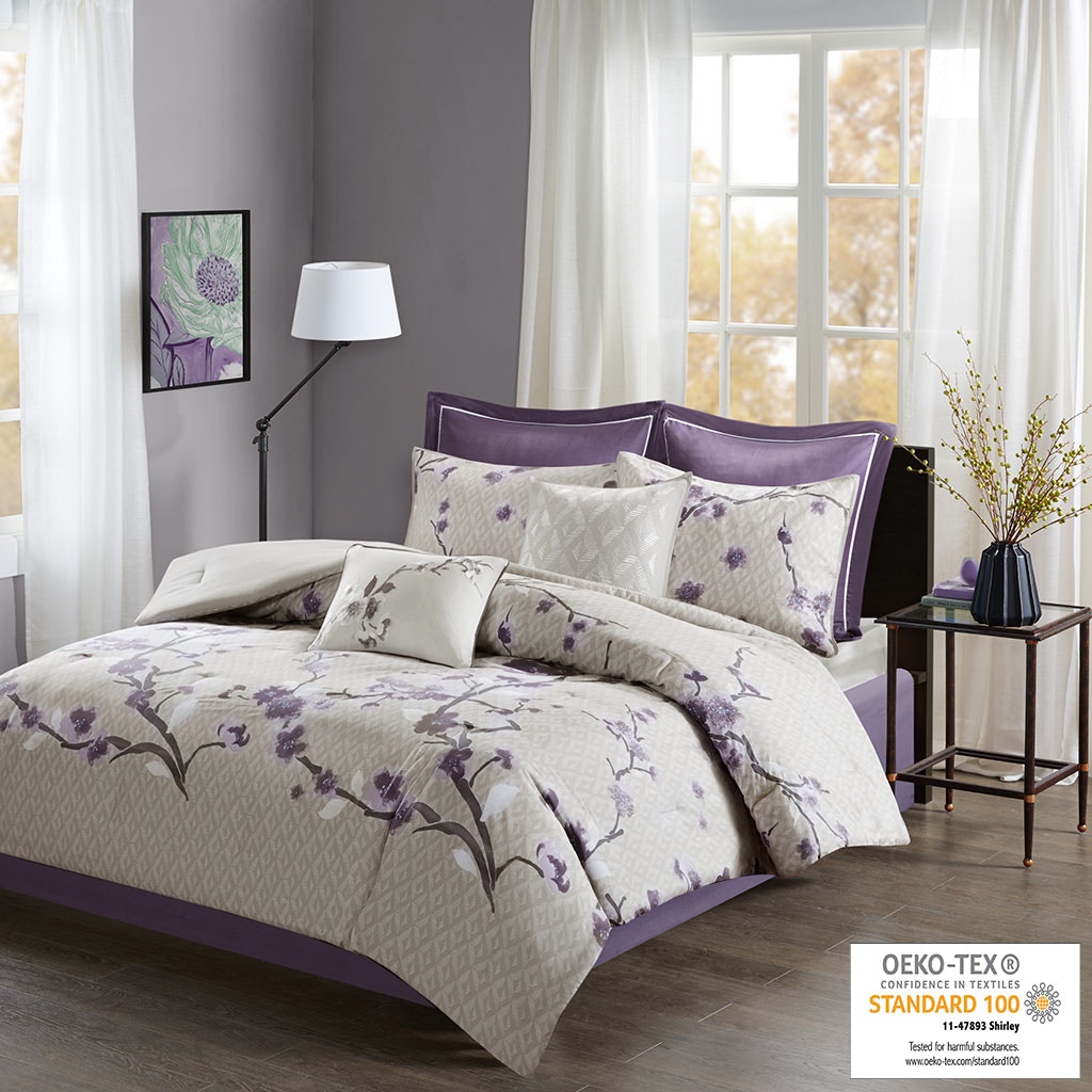 Hampton Hill Bedding Holly 8 Piece Cotton Comforter Set MP10-4166