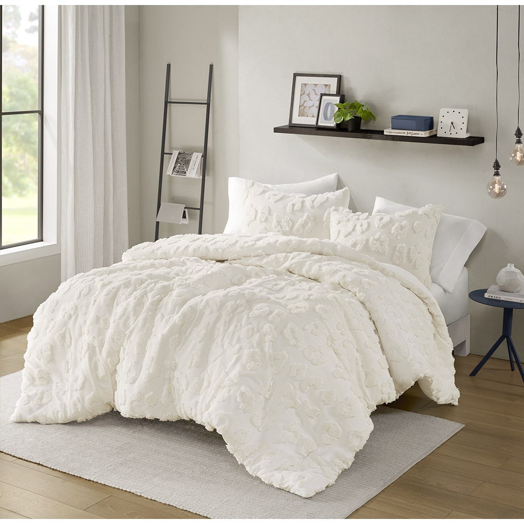 Hampton Hill Bedding Larissa Animal Chenille Duvet Cover Set ID12-2423