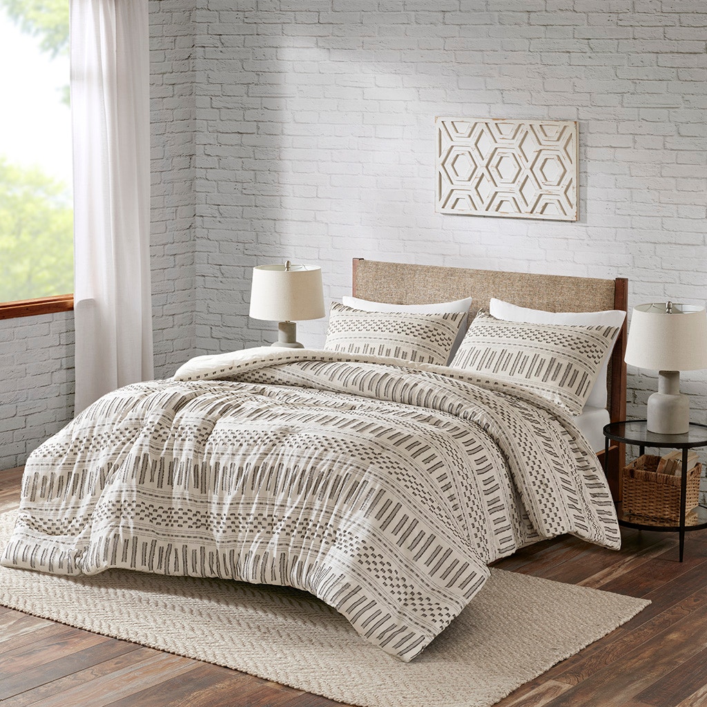 Hampton Hill Bedding Rhea Cotton Jacquard Comforter Mini Set II10-1039
