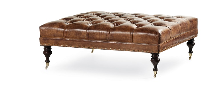 Hancock and Moore Plantation Ottoman 24