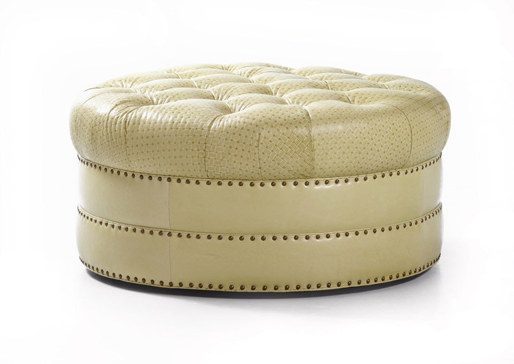 Hancock and Moore Fairbanks Tufted Cocktail Ottoman 27