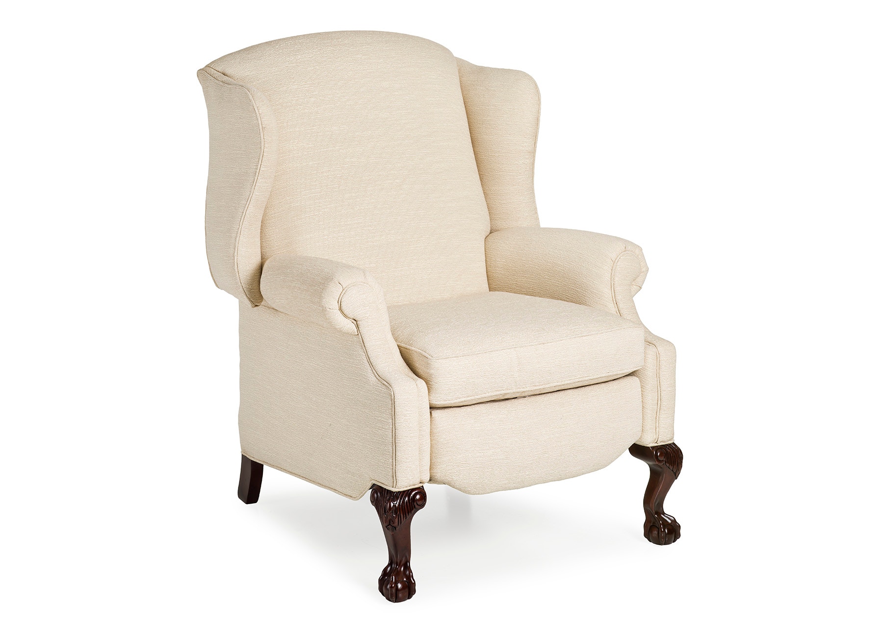 Hancock and Moore Sterling Wing Chair Power Recliner with Battery 1004-PRB
