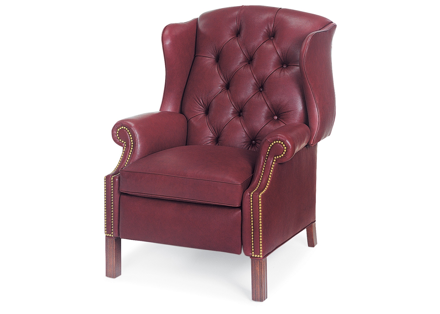 Hancock and Moore Browning Tufted Wing Chair Power Recliner 1011-PR