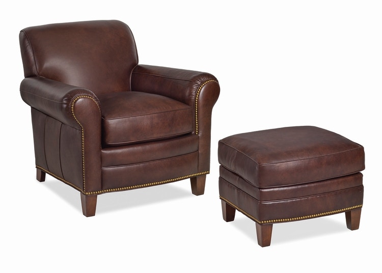 Hancock and Moore Meadows Ottoman 1295