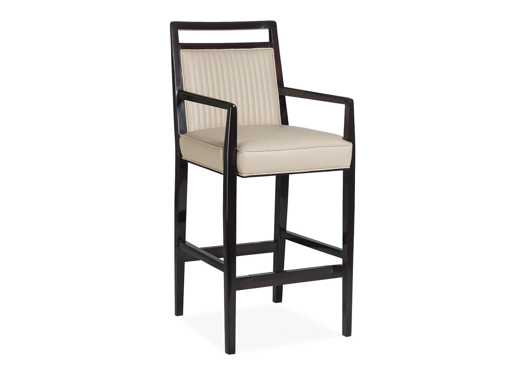 Hancock and Moore Avrill Channel Quilted Bar Stool 179-30-CH