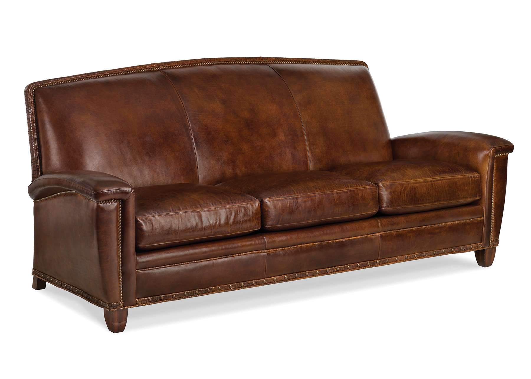 Hancock and Moore French Curve Sofa 6155-3