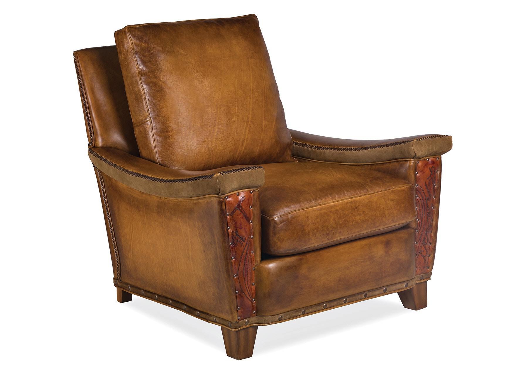 Hancock and Moore Nordic Chair with Viking Panels 6339-1-V